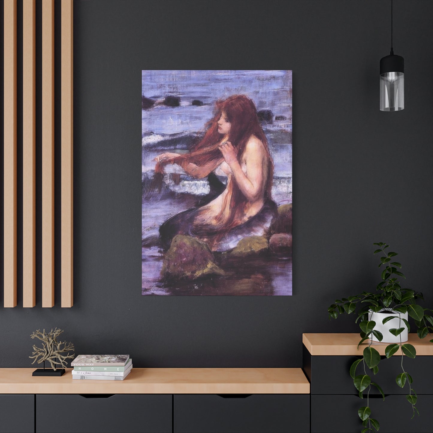 John William Sketch For A Mermaid Wall Art & Canvas Prints