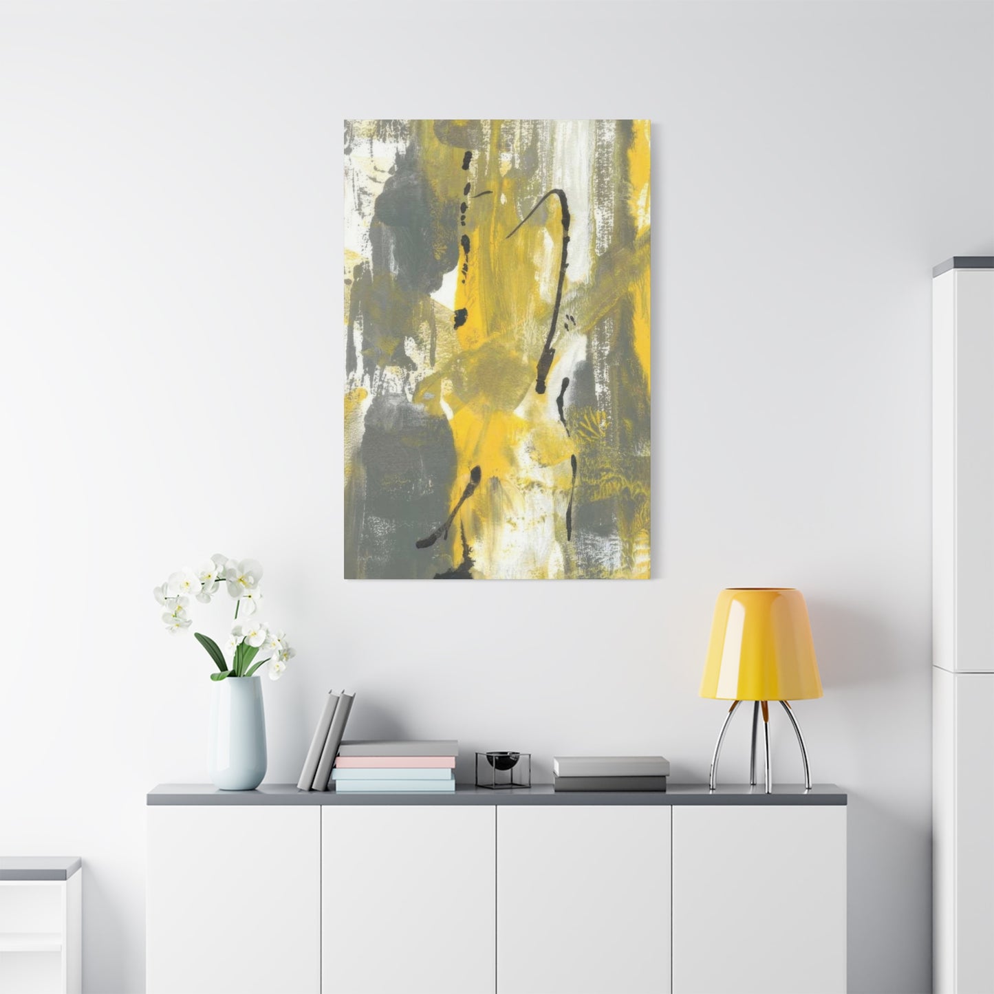 Joyce Combs Grey Movement 2 Wall Art & Canvas Prints
