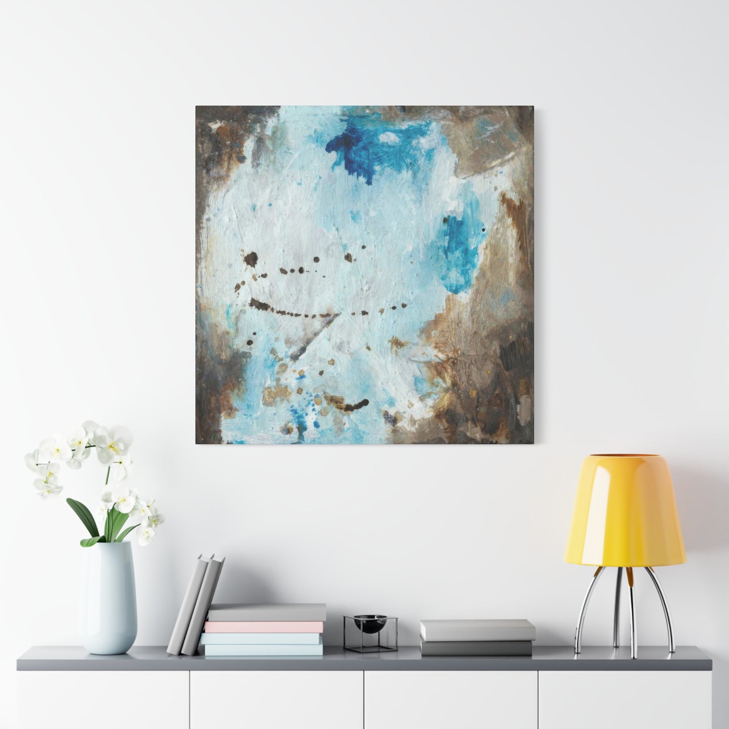 Joyce Combs Blue Cliff Wall Art & Canvas Prints
