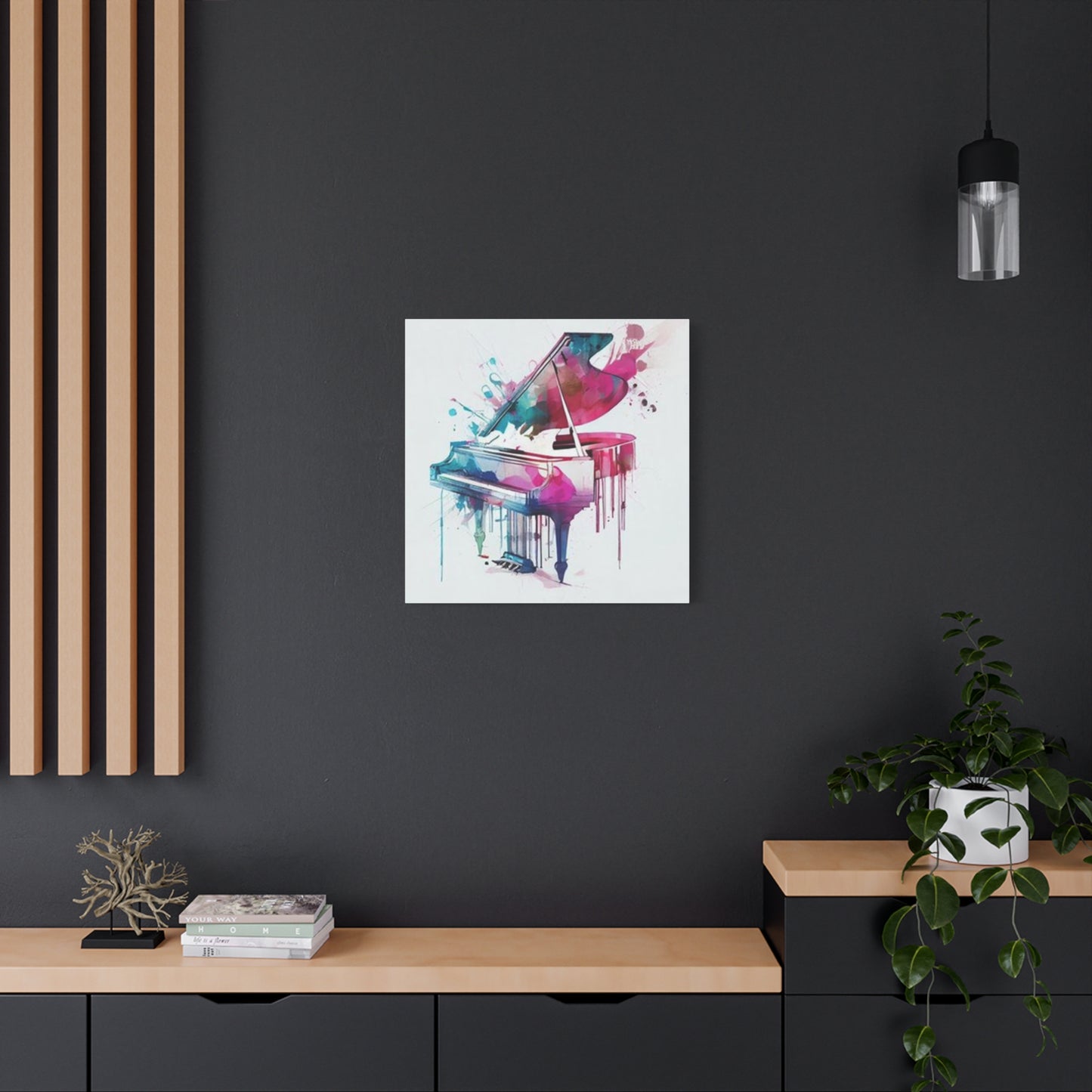 Colorful Piano Painting Wall Art & Canvas Prints