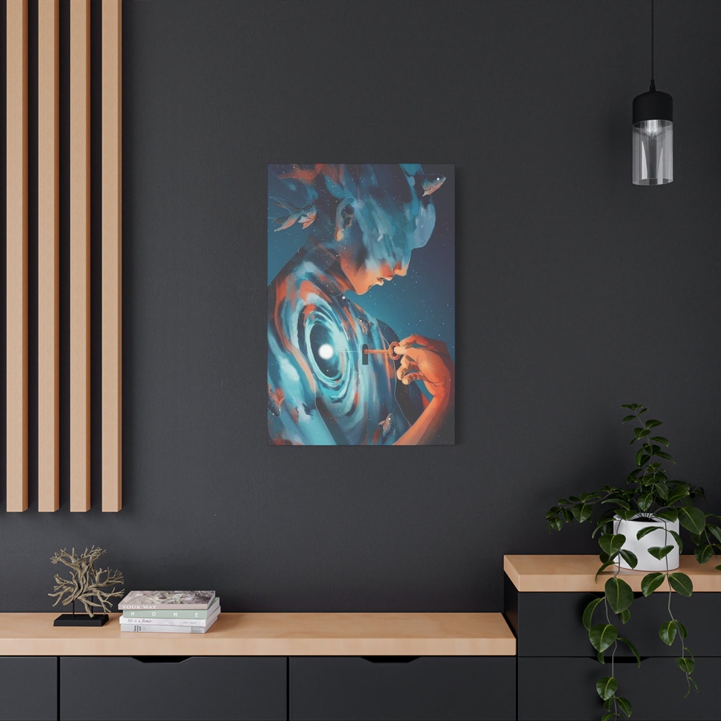 Female Key & Hole Spiritual Wall Art & Canvas Prints