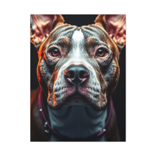 Collection Pit Bull Art Art Wall Art & Canvas Print
