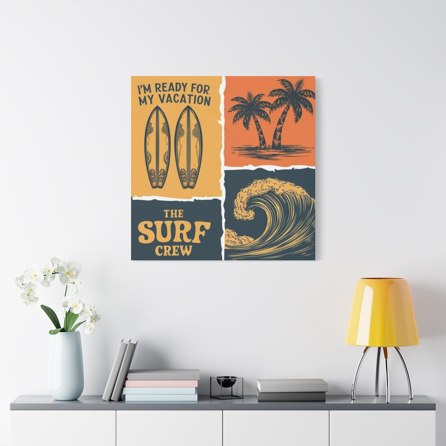 Surfing Poster Wall Art & Canvas Prints