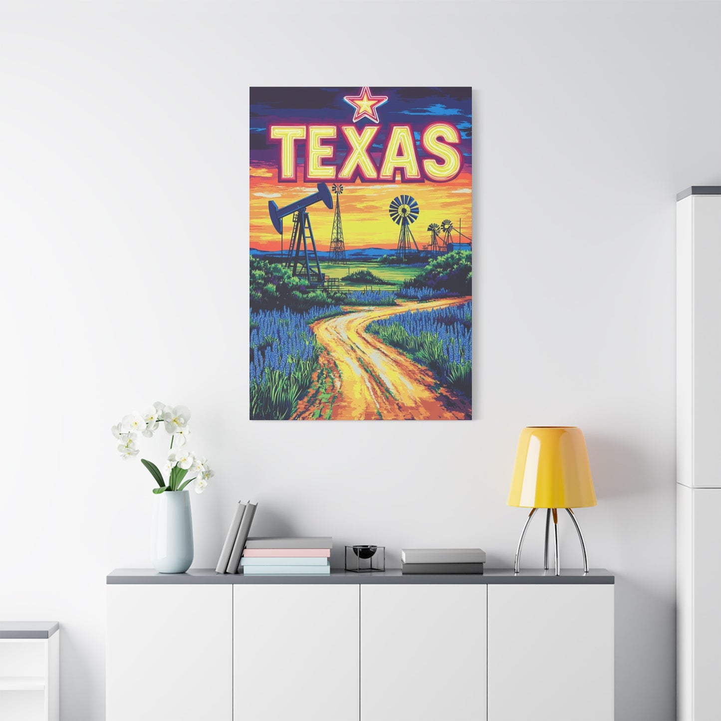 Texas Landscape Painting Wall Art & Canvas Prints