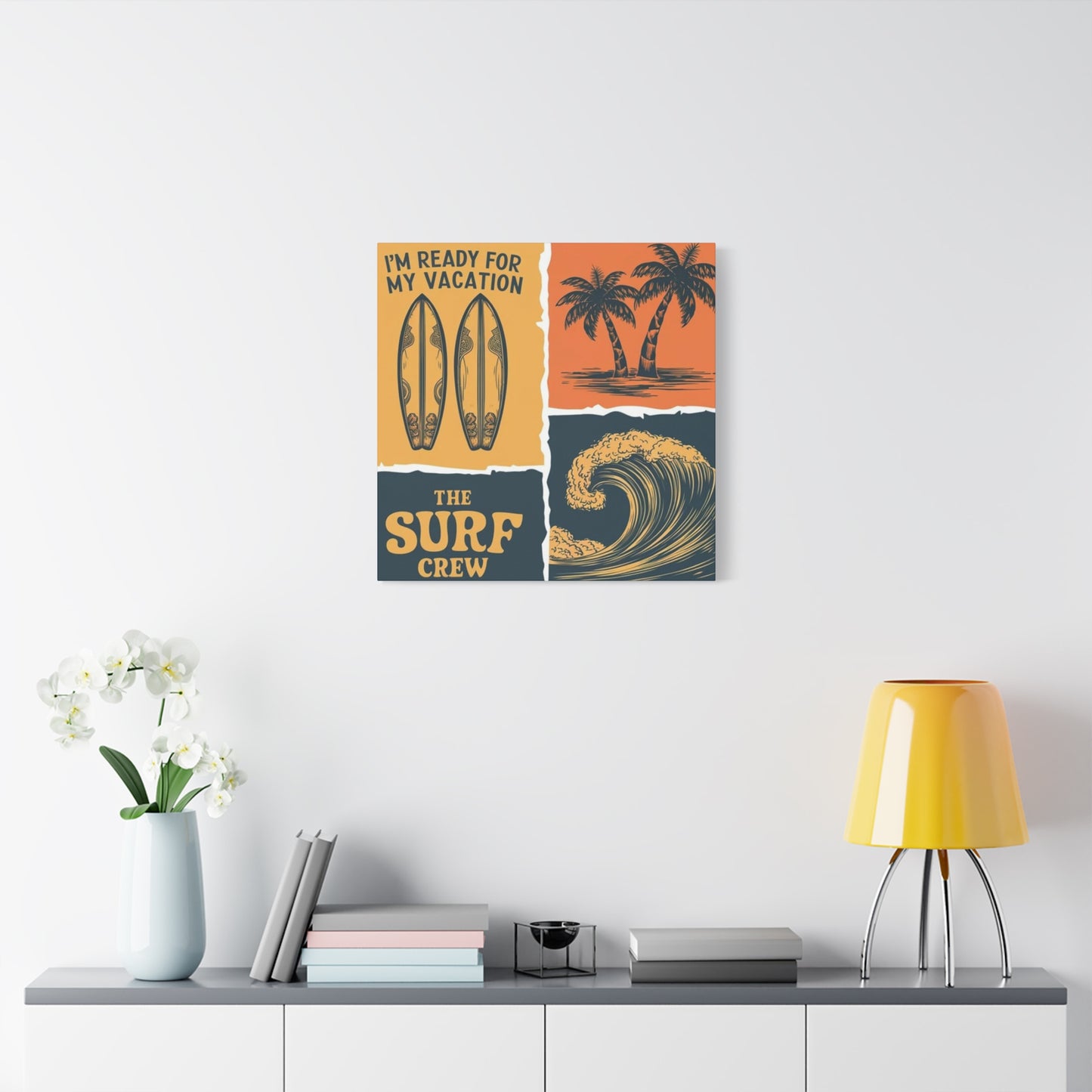 Surfing Poster Wall Art & Canvas Prints