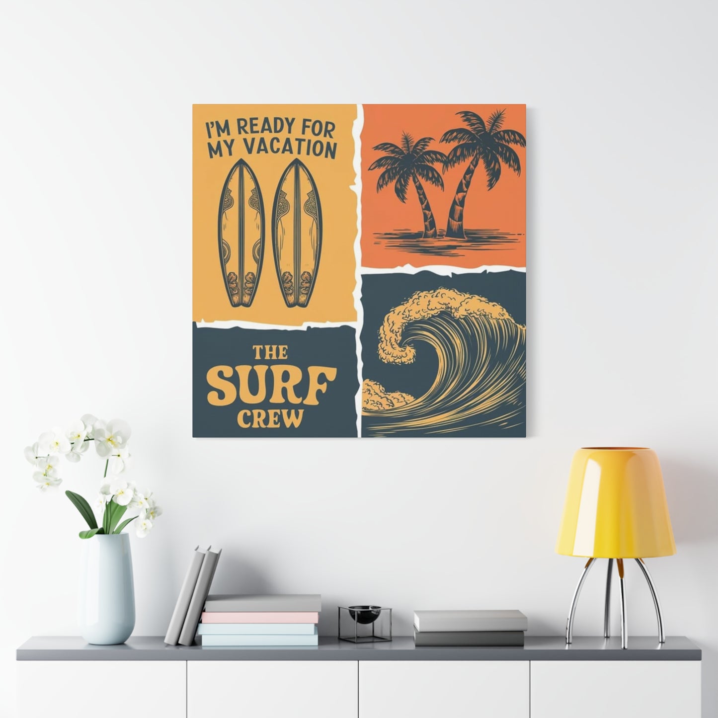 Surfing Poster Wall Art & Canvas Prints
