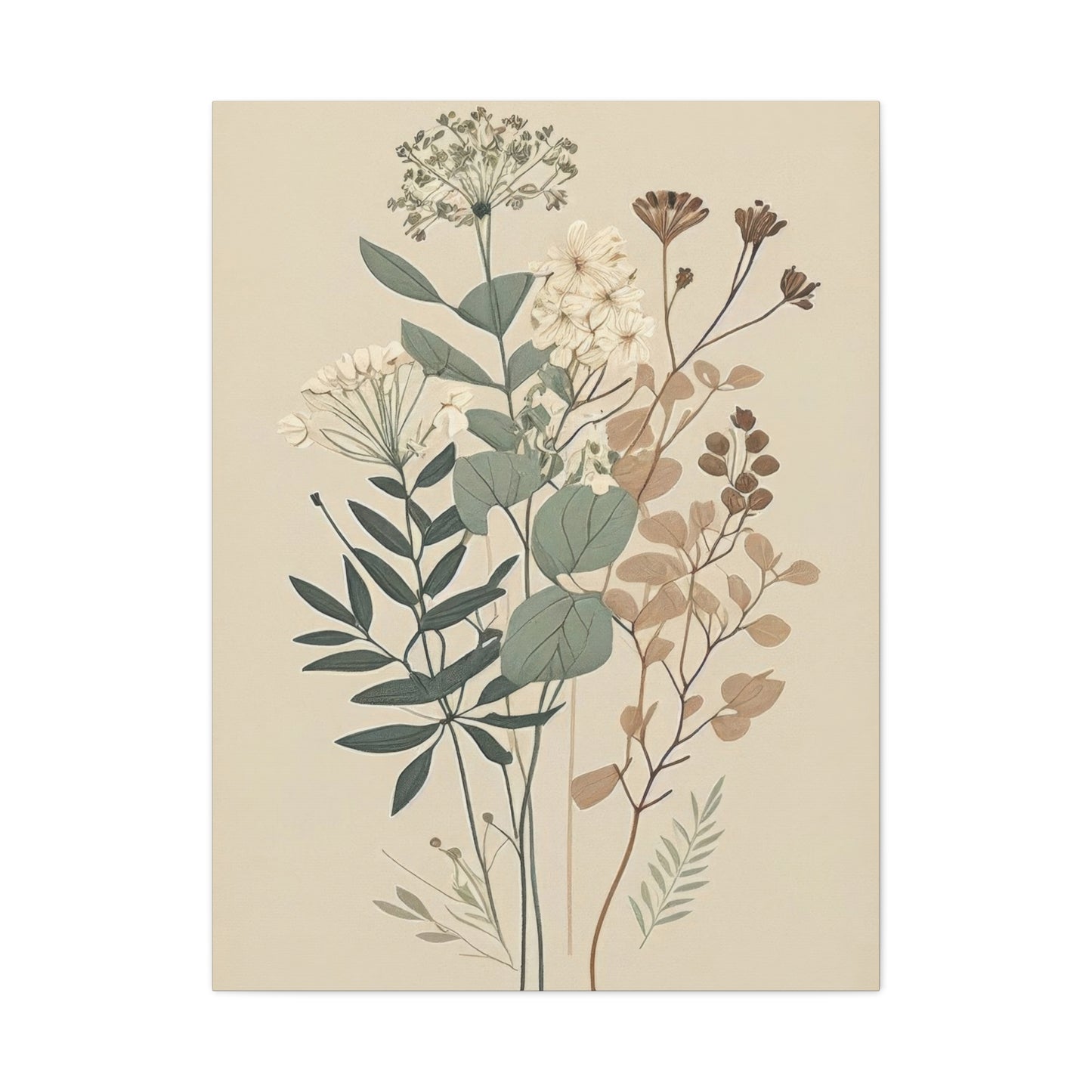 Plant Soft Paint Wall Art & Canvas Prints