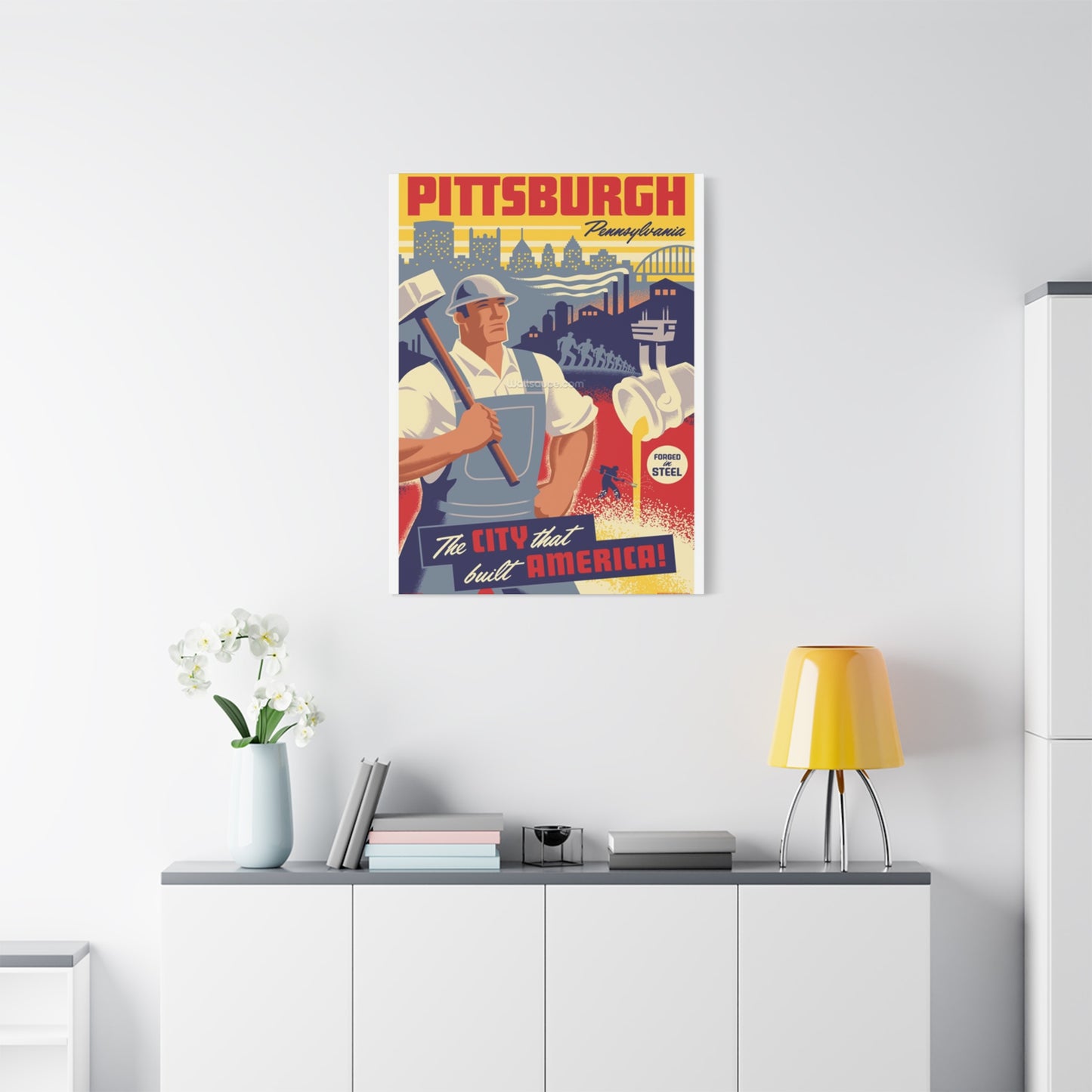 The City That Built America Wall Art & Canvas Prints