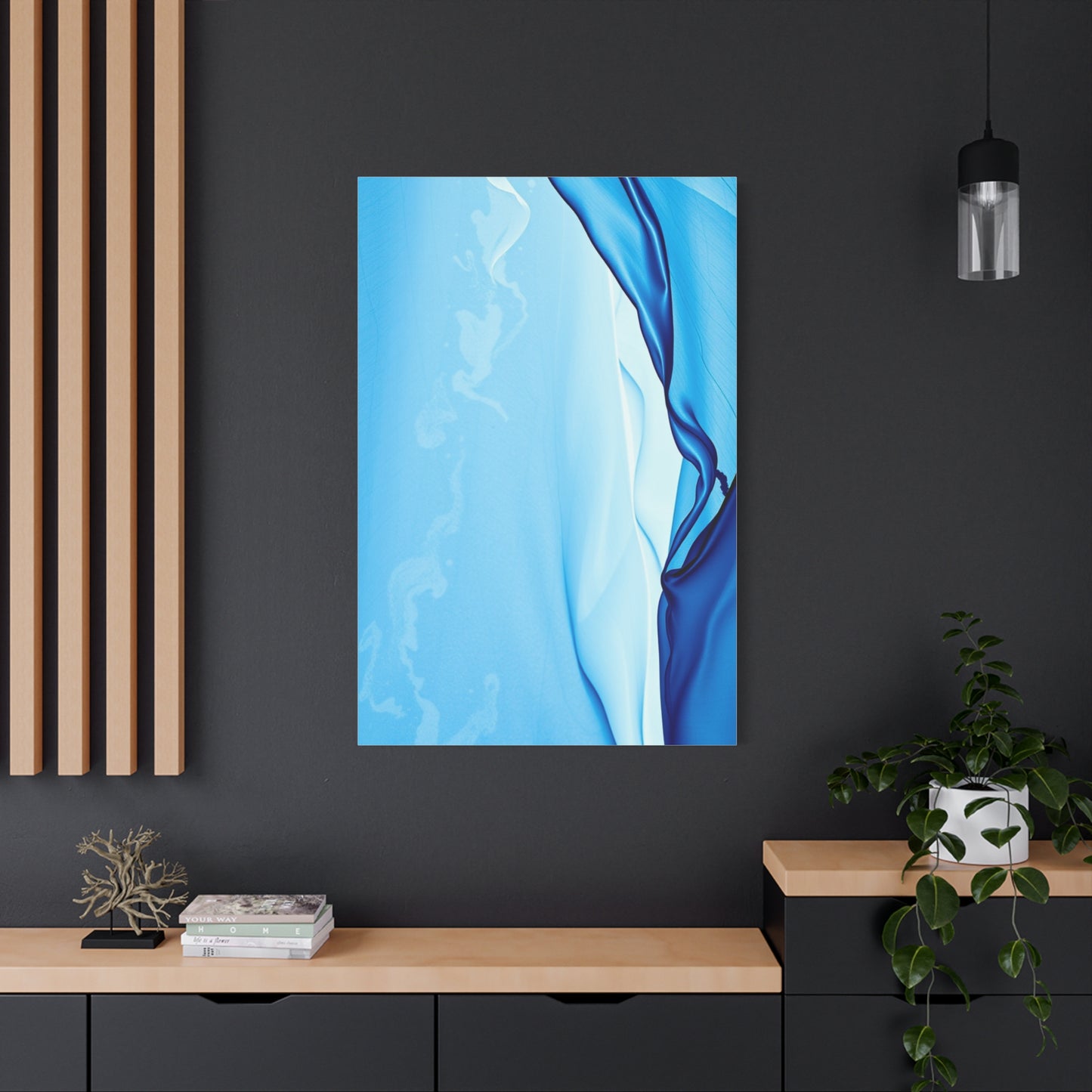 Masterpiece Blue and White Art Vision Wall Art & Canvas Print