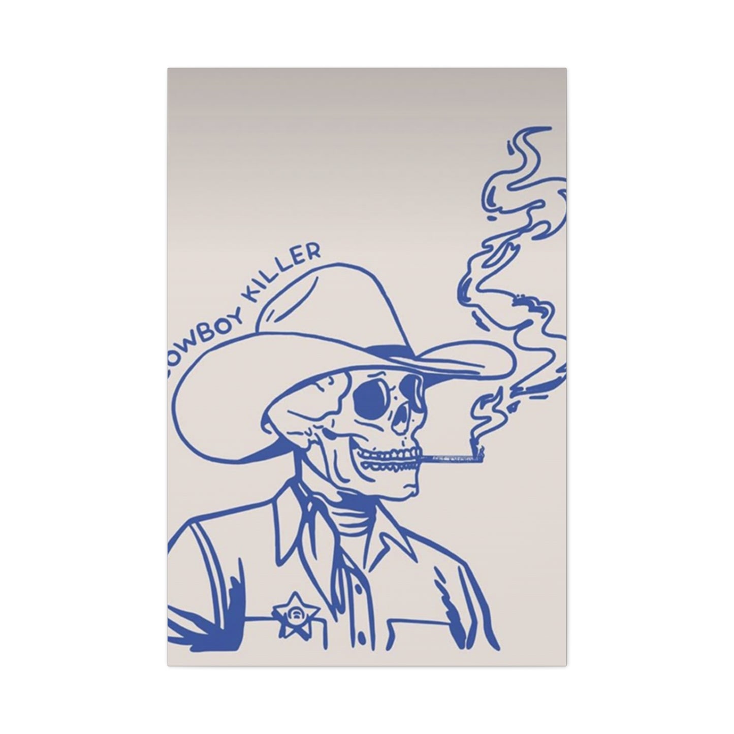 Cowboy Killer Sketch Wall Art & Canvas Prints