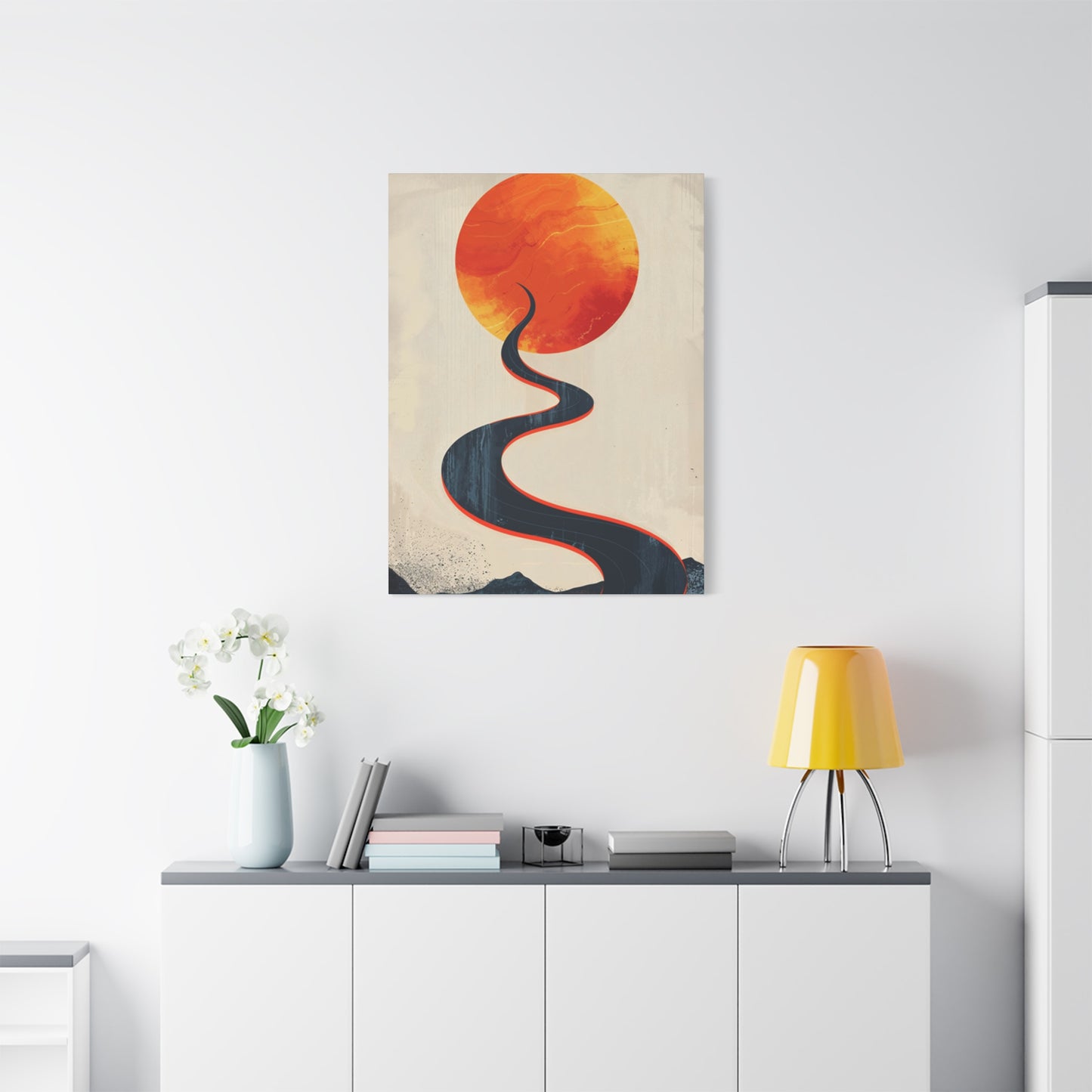 Road To Moon Wall Art & Canvas Prints