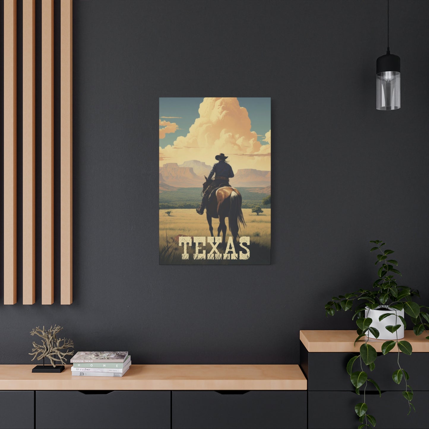 Cowboy Texas Poster Wall Art & Canvas Prints