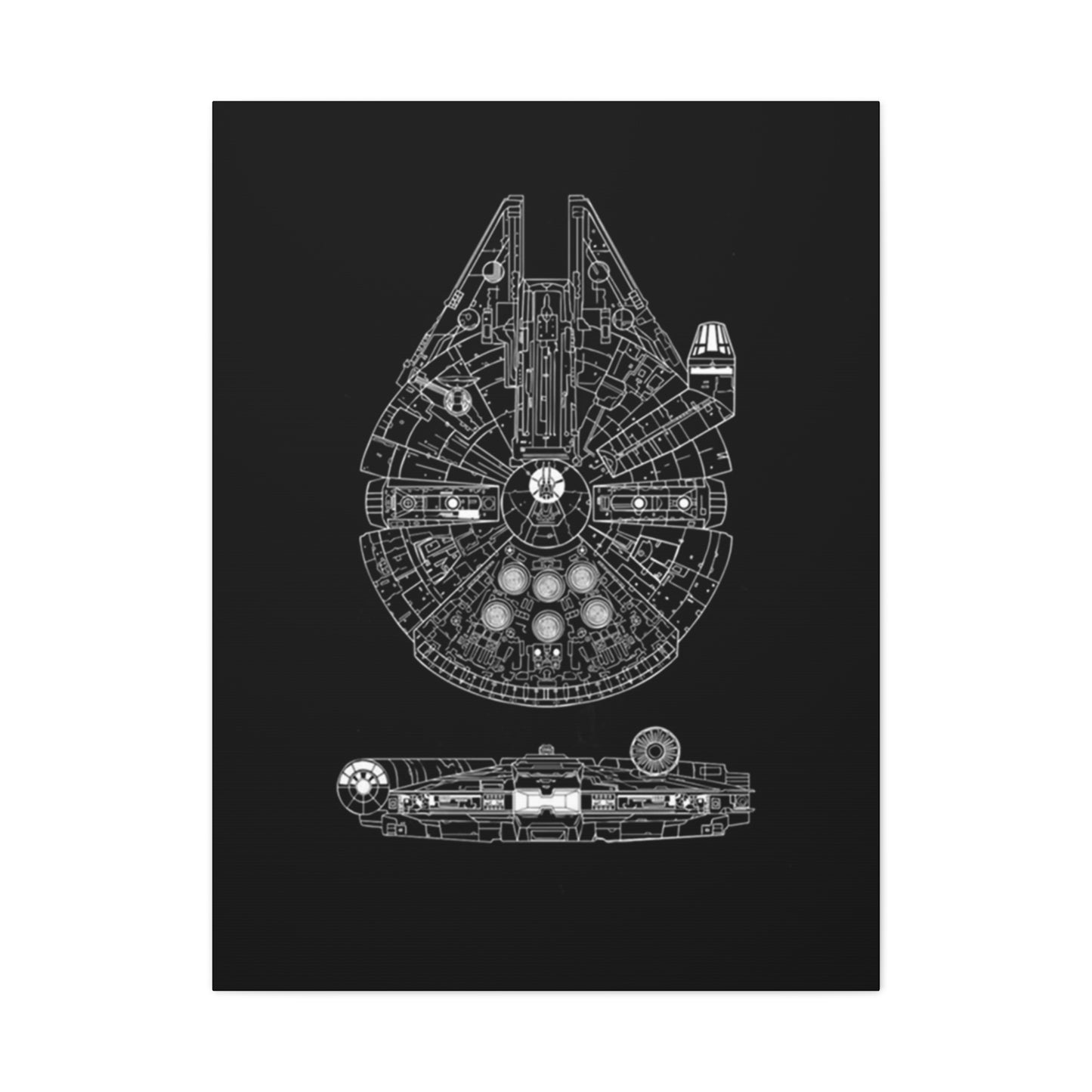 Star Wars Spaceship Wall Art & Canvas Prints