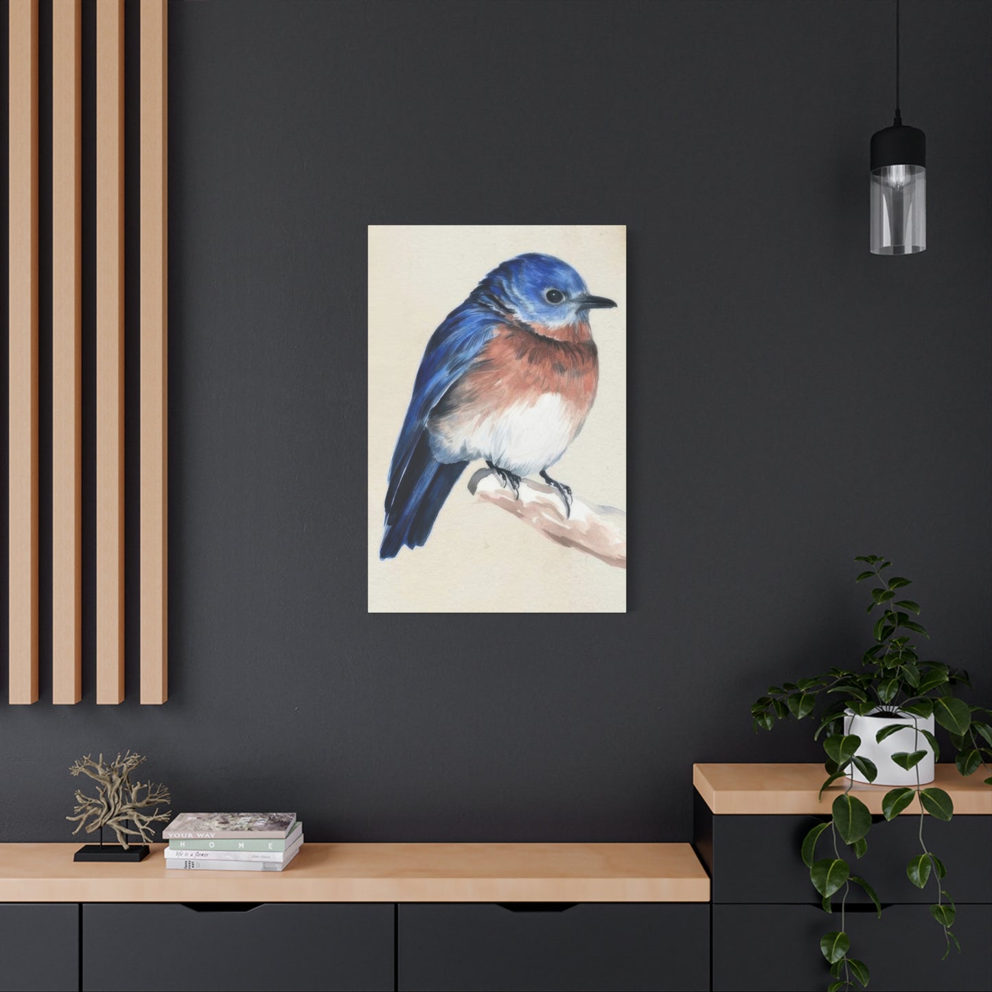 Jennifer Paxton Parker Little Bird On Branch 1 Wall Art & Canvas Prints