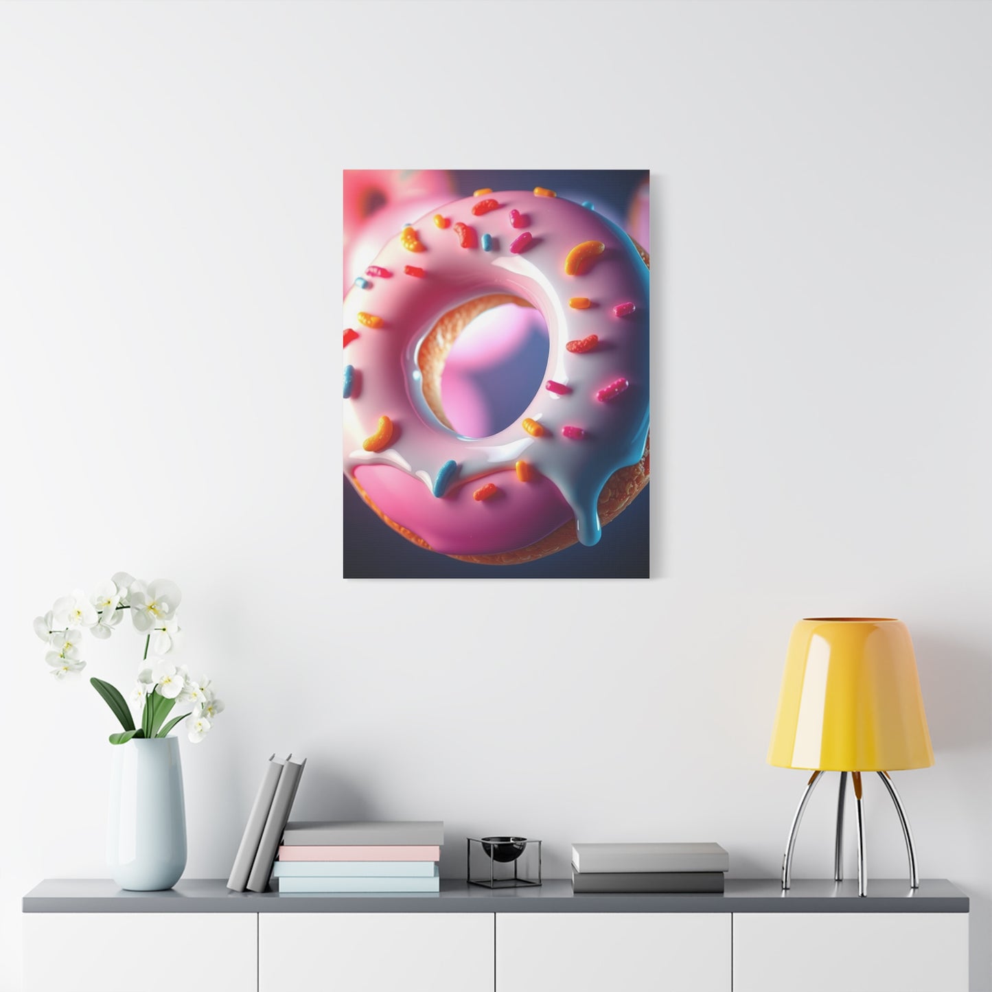 Donut Art Refined Canvas Wall Art & Canvas Print