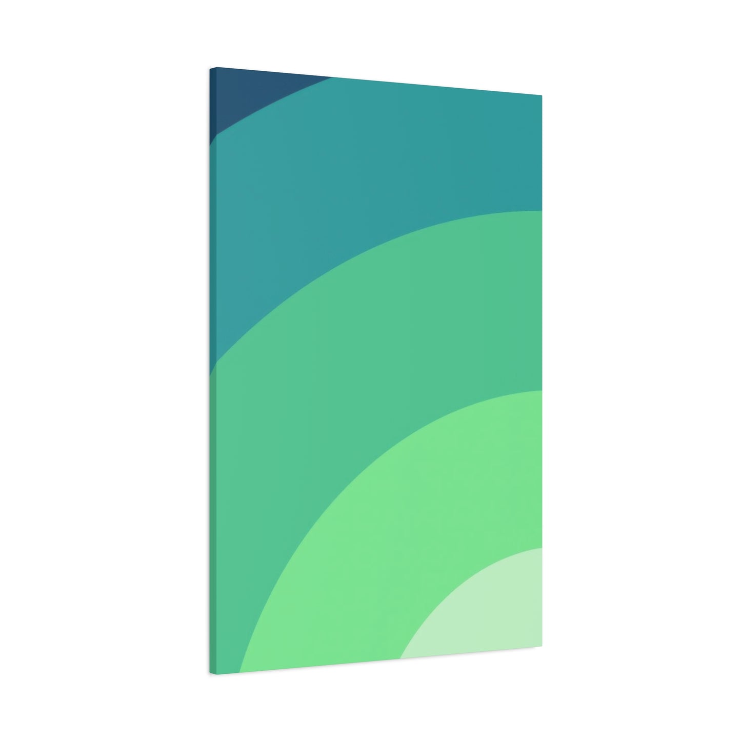 Cool Green Gradient Wall Art & Canvas Prints