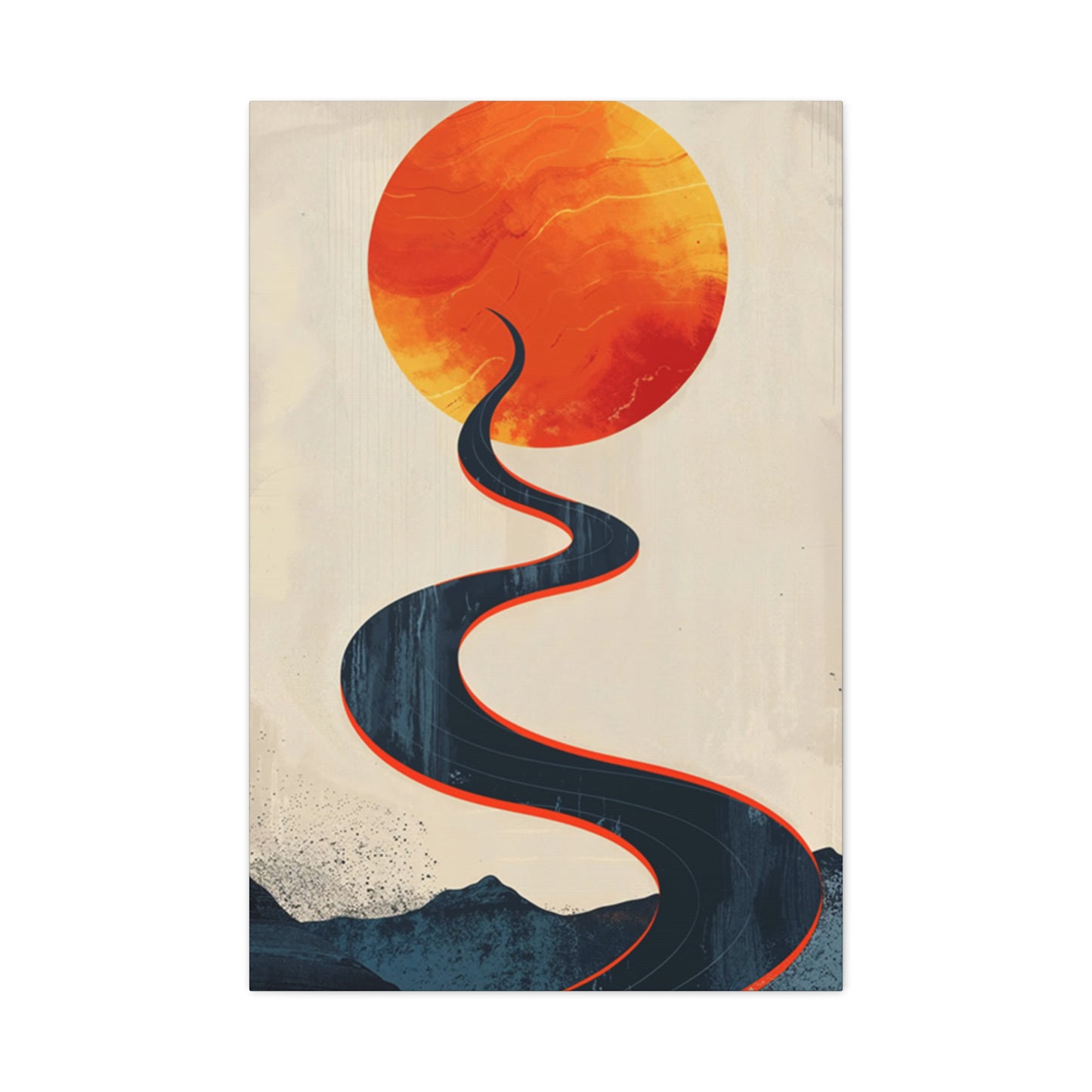 Road To Moon Wall Art & Canvas Prints