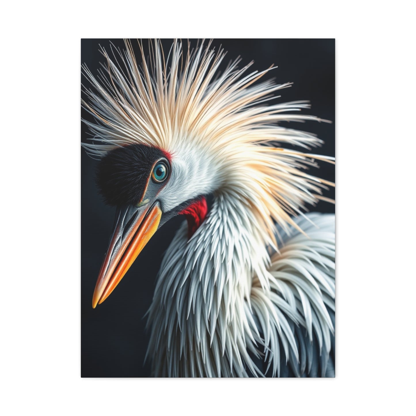 Crane Bird Art Supreme Gallery Wall Art & Canvas Print