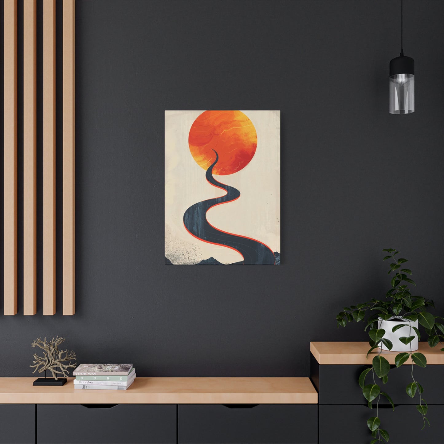 Road To Moon Wall Art & Canvas Prints