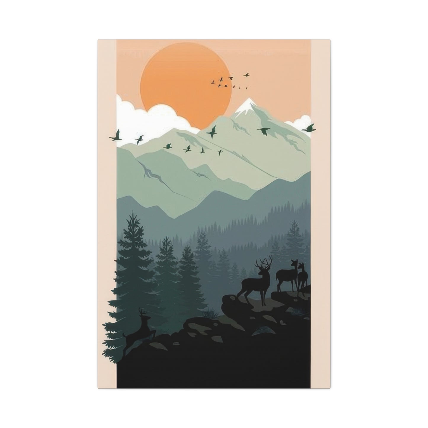 Forest Landscape Abstract Wall Art & Canvas Prints