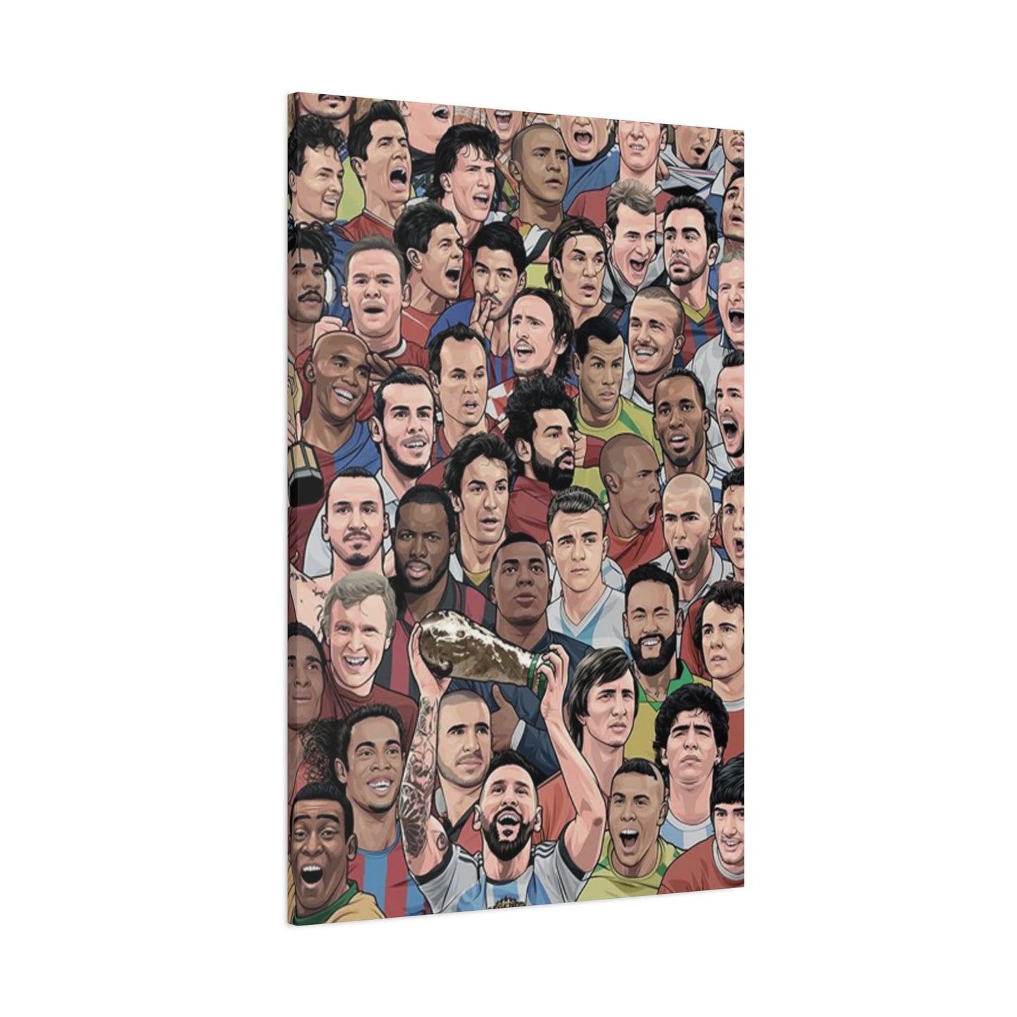 Faces Of Football Wall Art & Canvas Prints