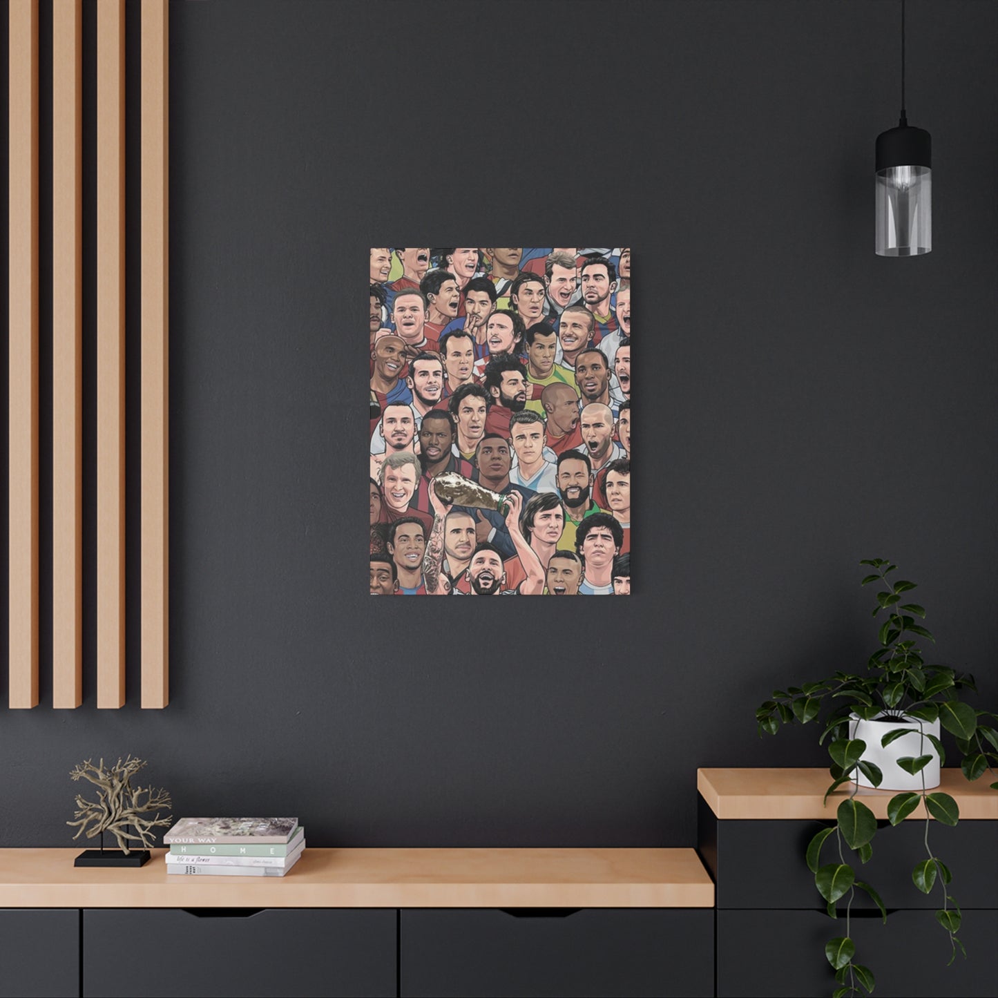 Faces Of Football Wall Art & Canvas Prints