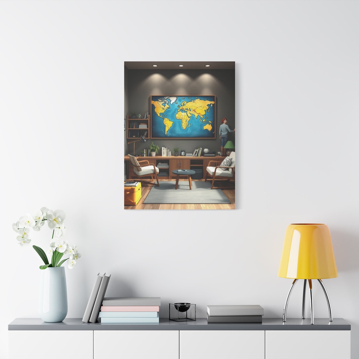 College Room Decor Art Luxury Canvas Wall Art & Canvas Print