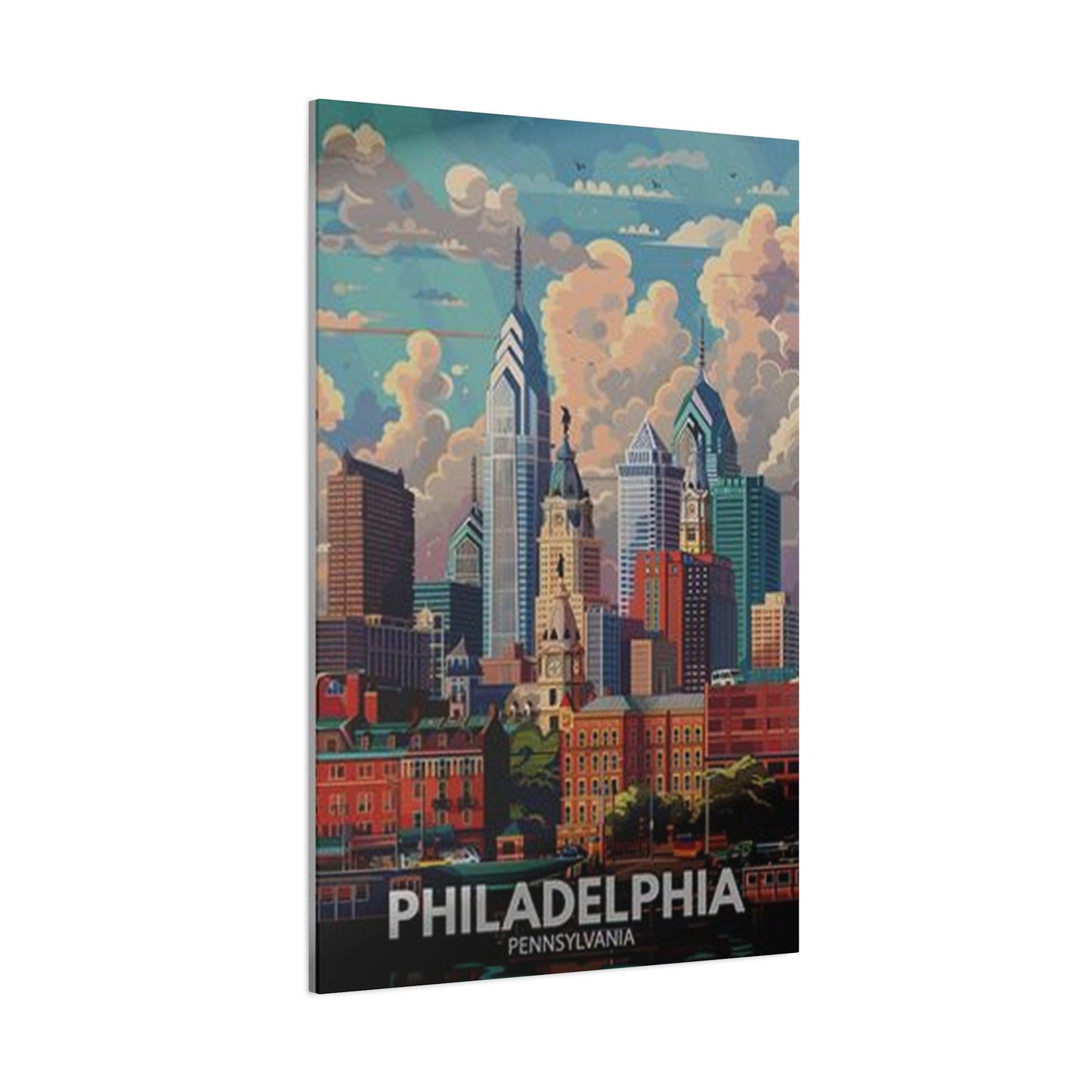 Sunny Day Of Philadelphia Wall Art & Canvas Prints