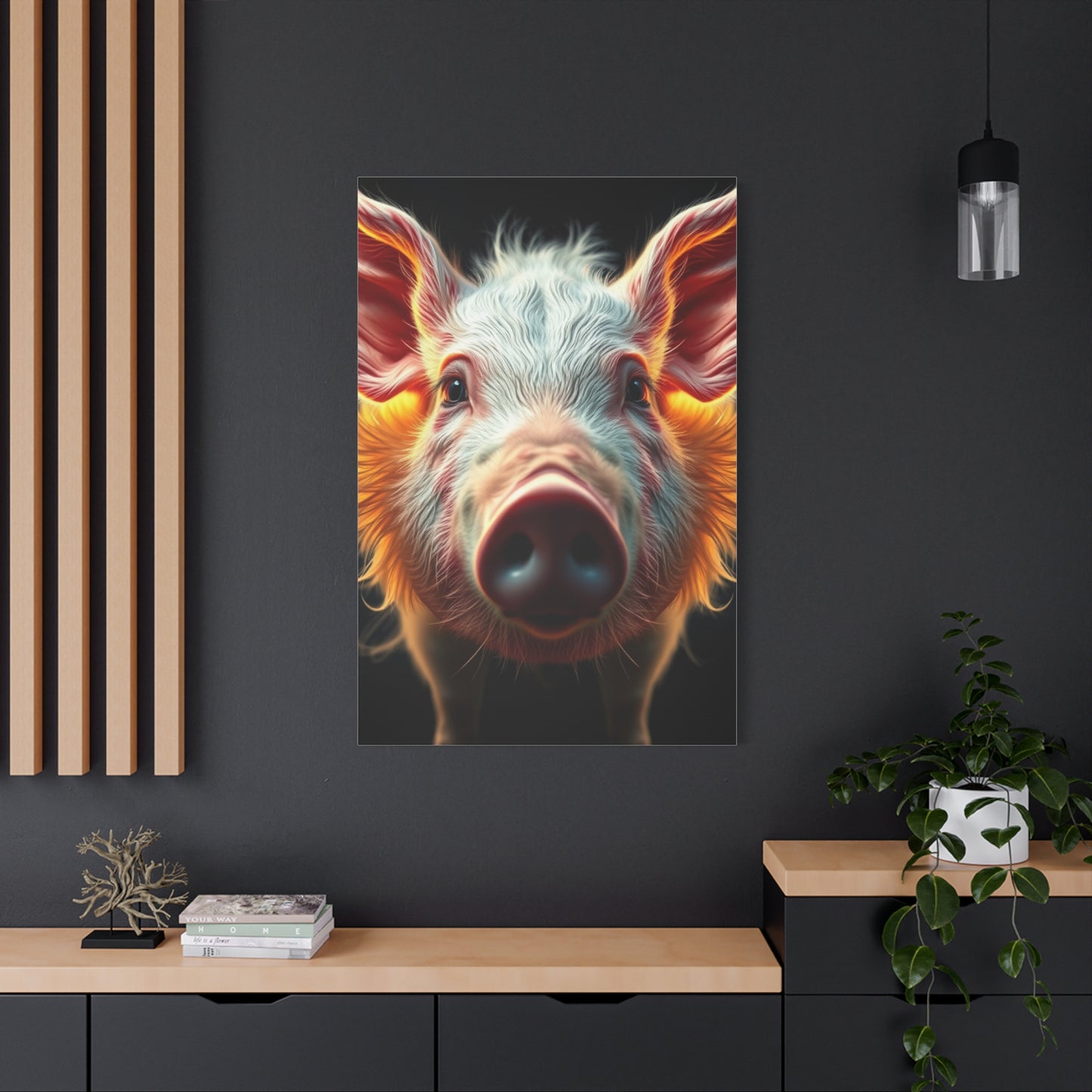 Supreme Pig Art Collection Wall Art & Canvas Print