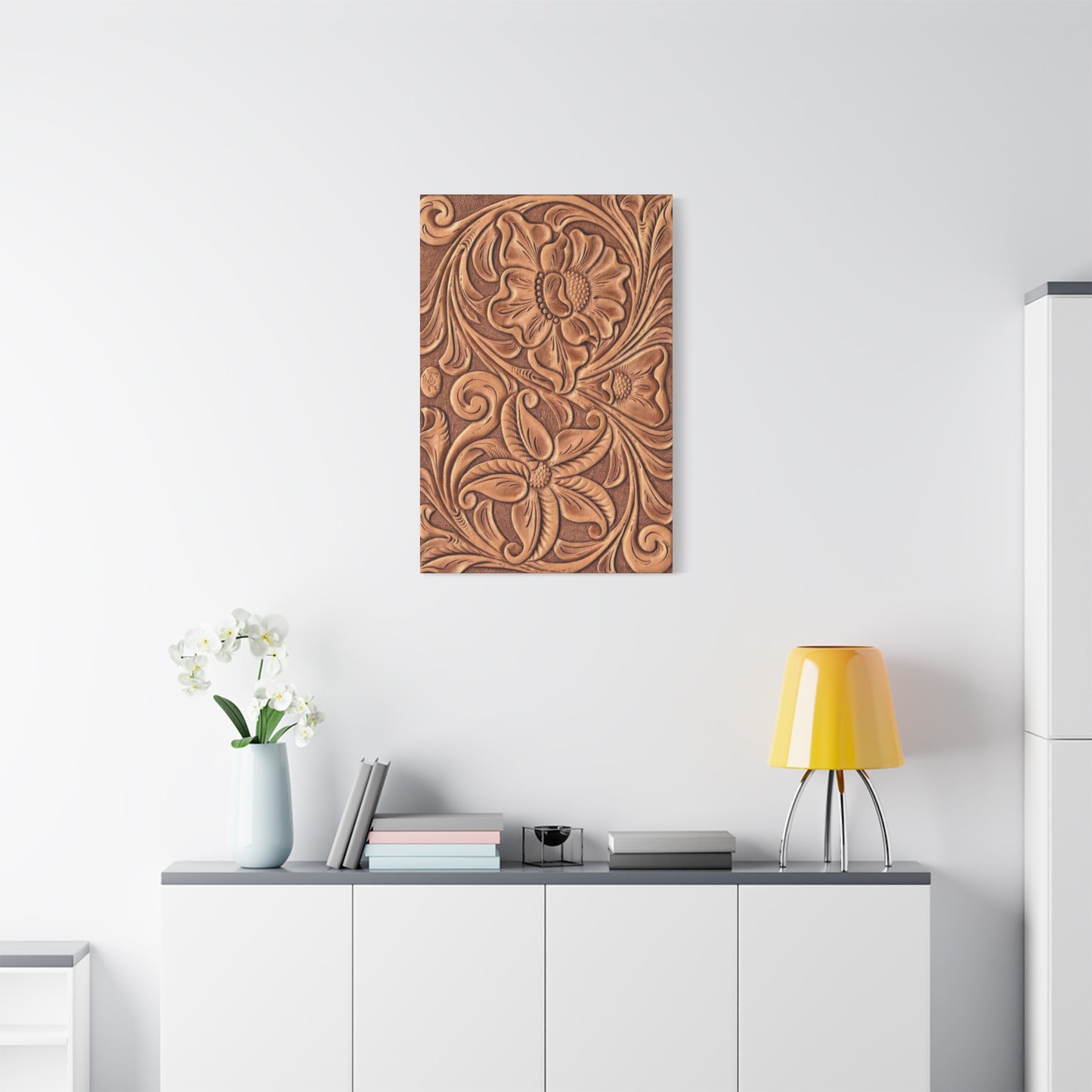 Flower And Leaves Pattern Wall Art & Canvas Prints