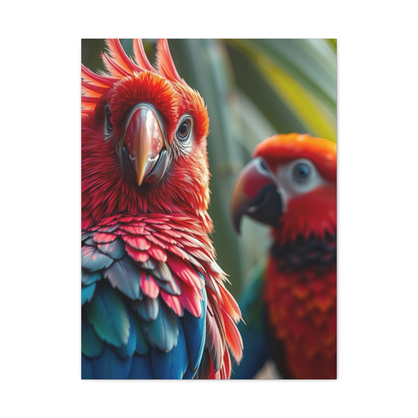 Tropical Birds Art Refined Canvas Wall Art & Canvas Print