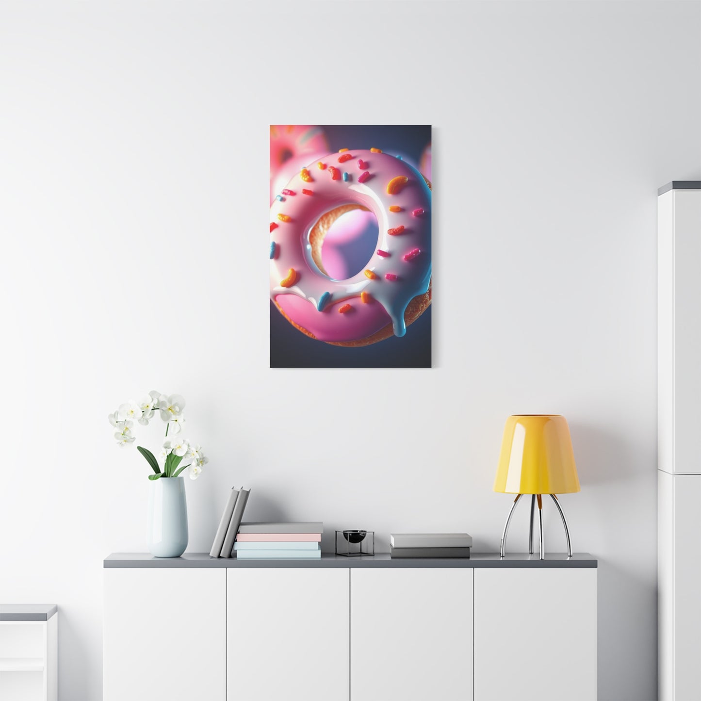 Donut Art Refined Canvas Wall Art & Canvas Print