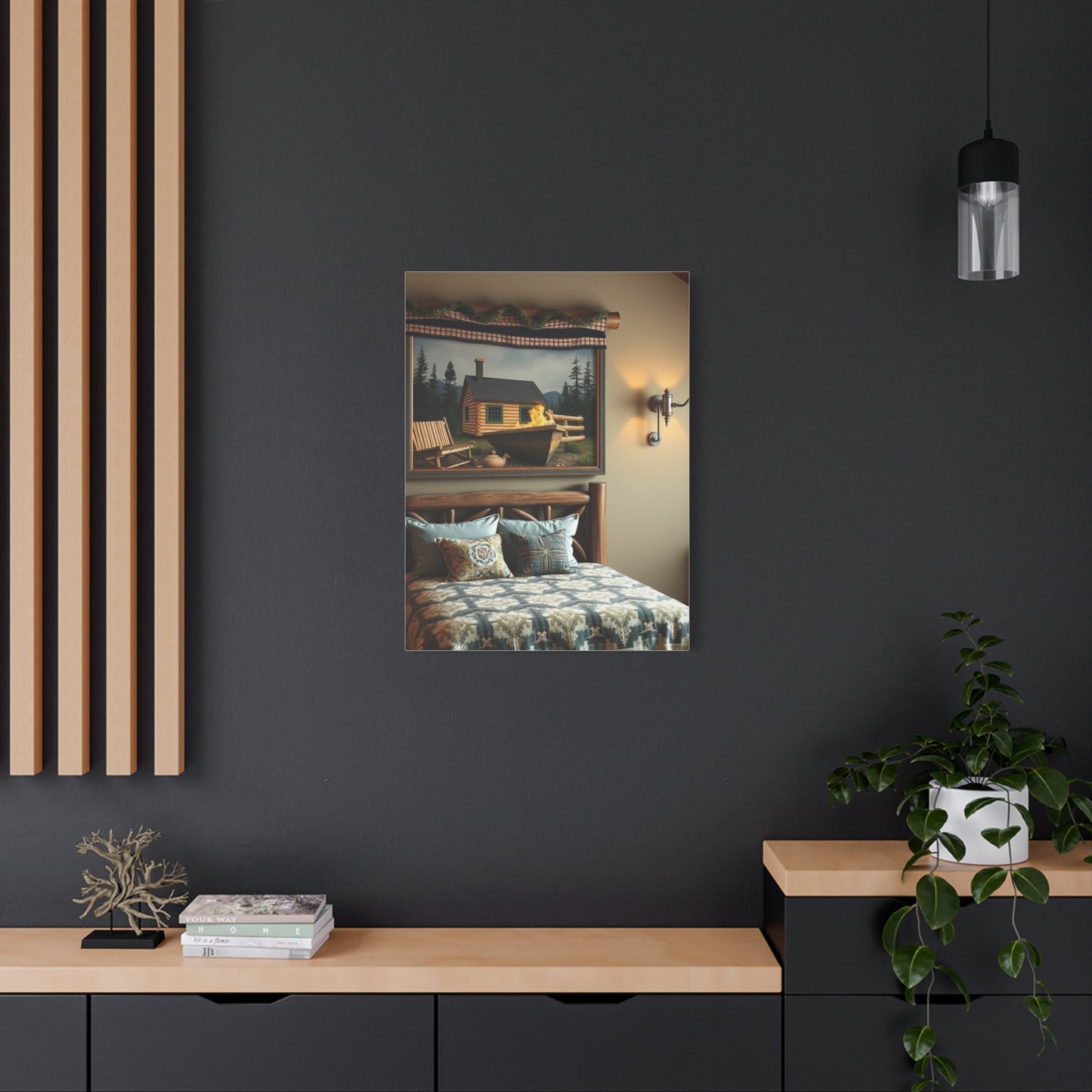 Vision Cabin & Lodge Decor Art Art Wall Art & Canvas Print