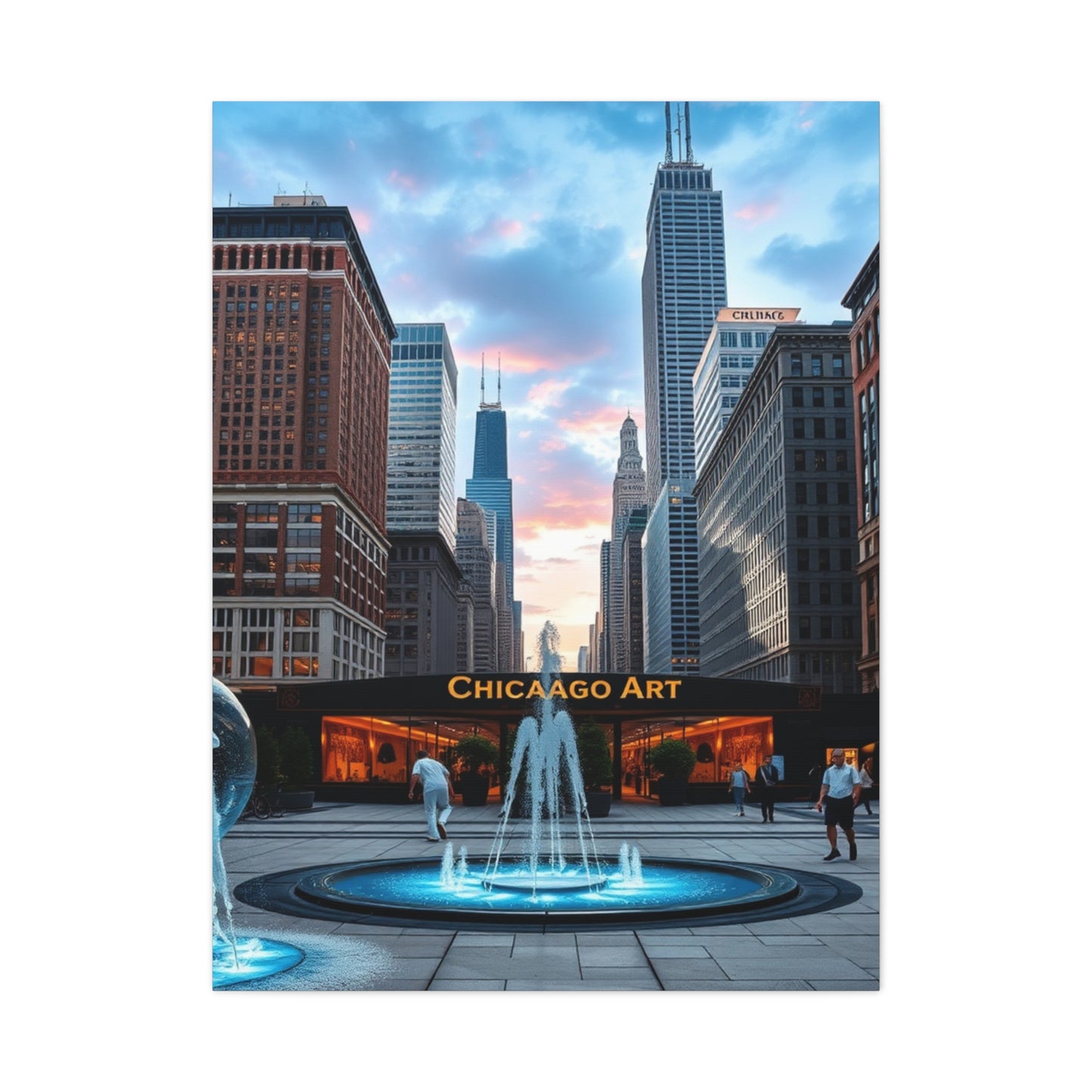 Vision Chicago Art Art Wall Art & Canvas Print