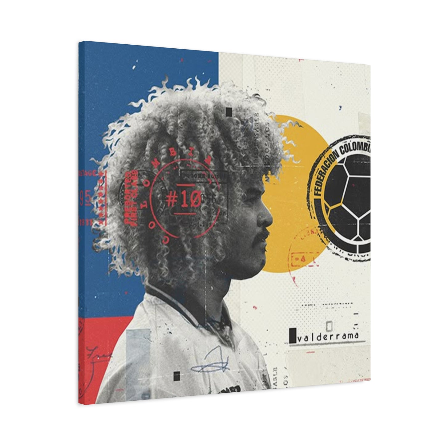 Football Player Abstract Wall Art & Canvas Prints