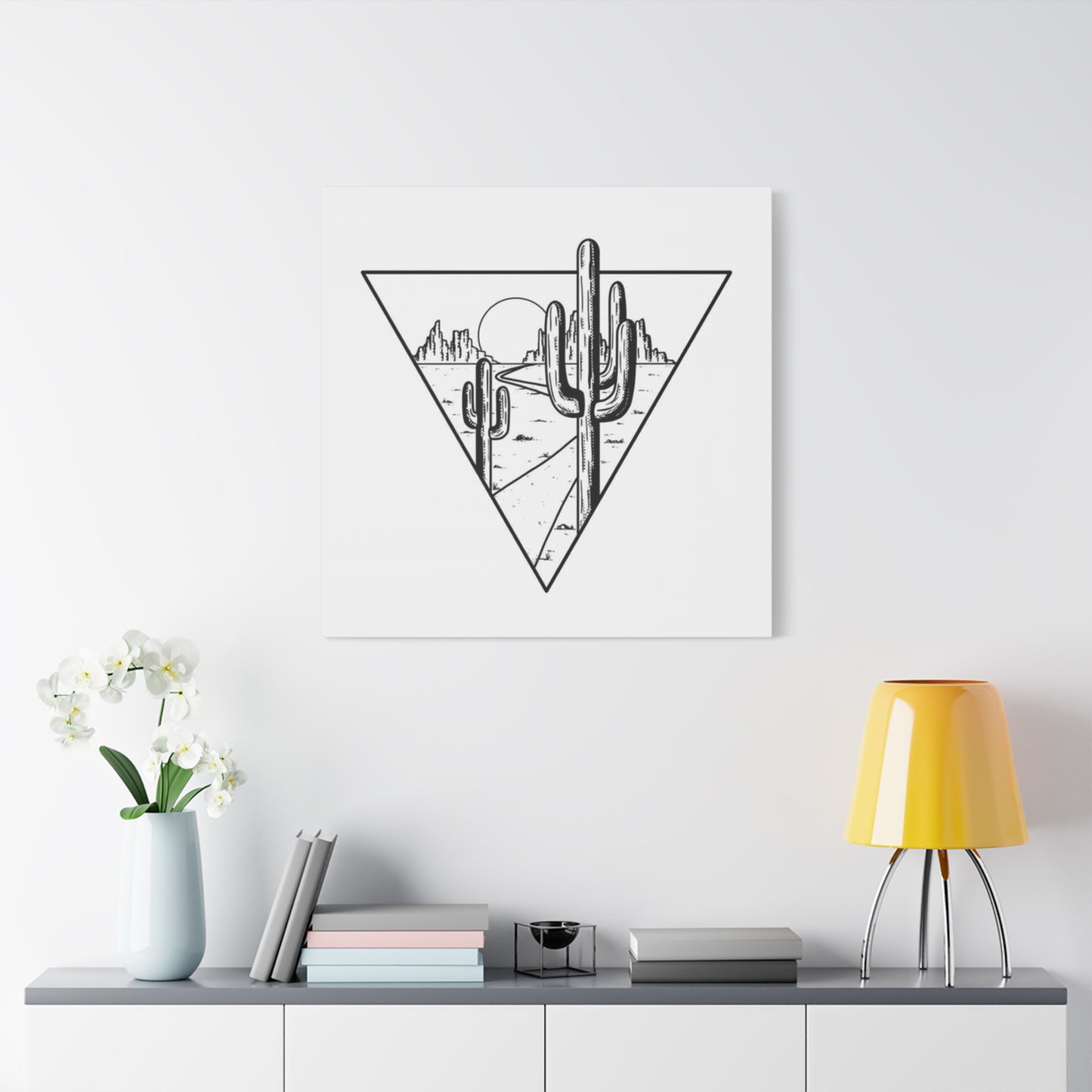 Texas Landscape Drawing Wall Art & Canvas Prints