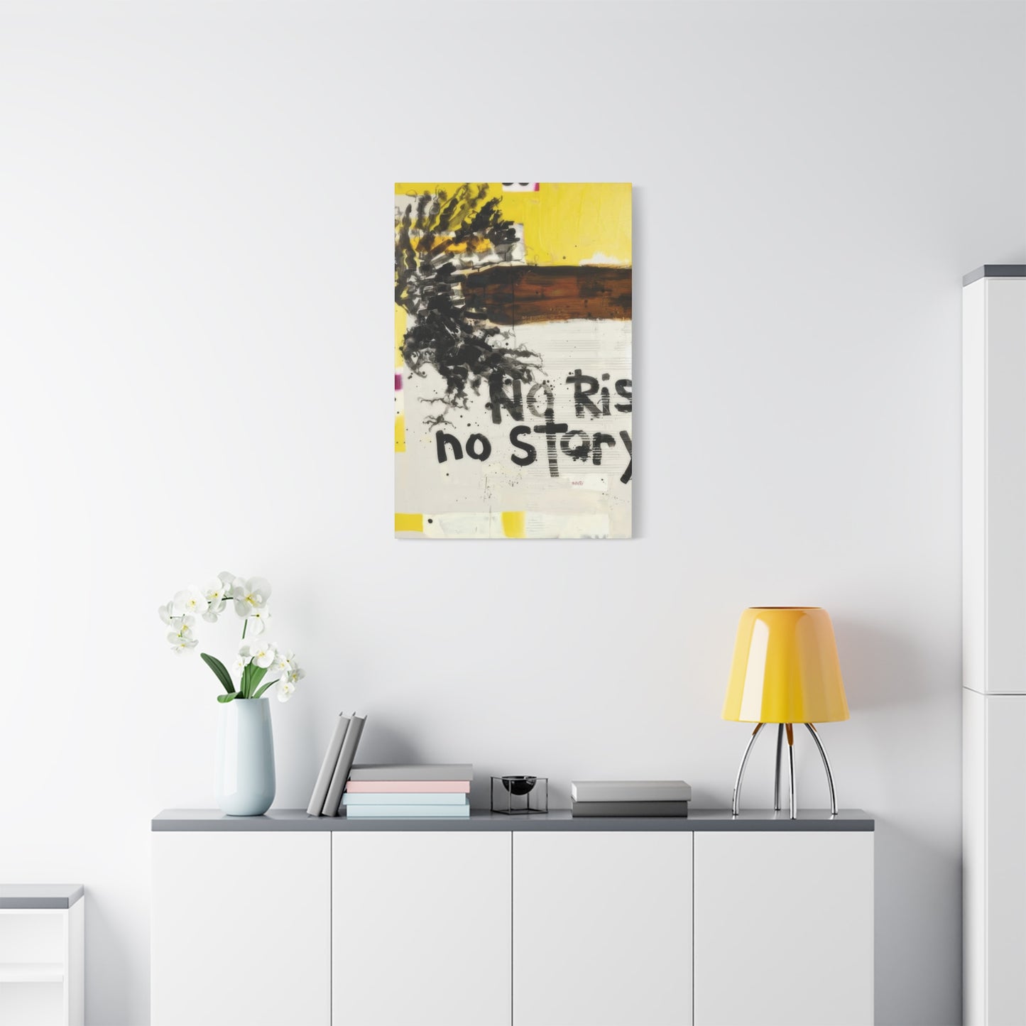 Kent Youngstrom No Risk No Story Yellow Wall Art & Canvas Prints
