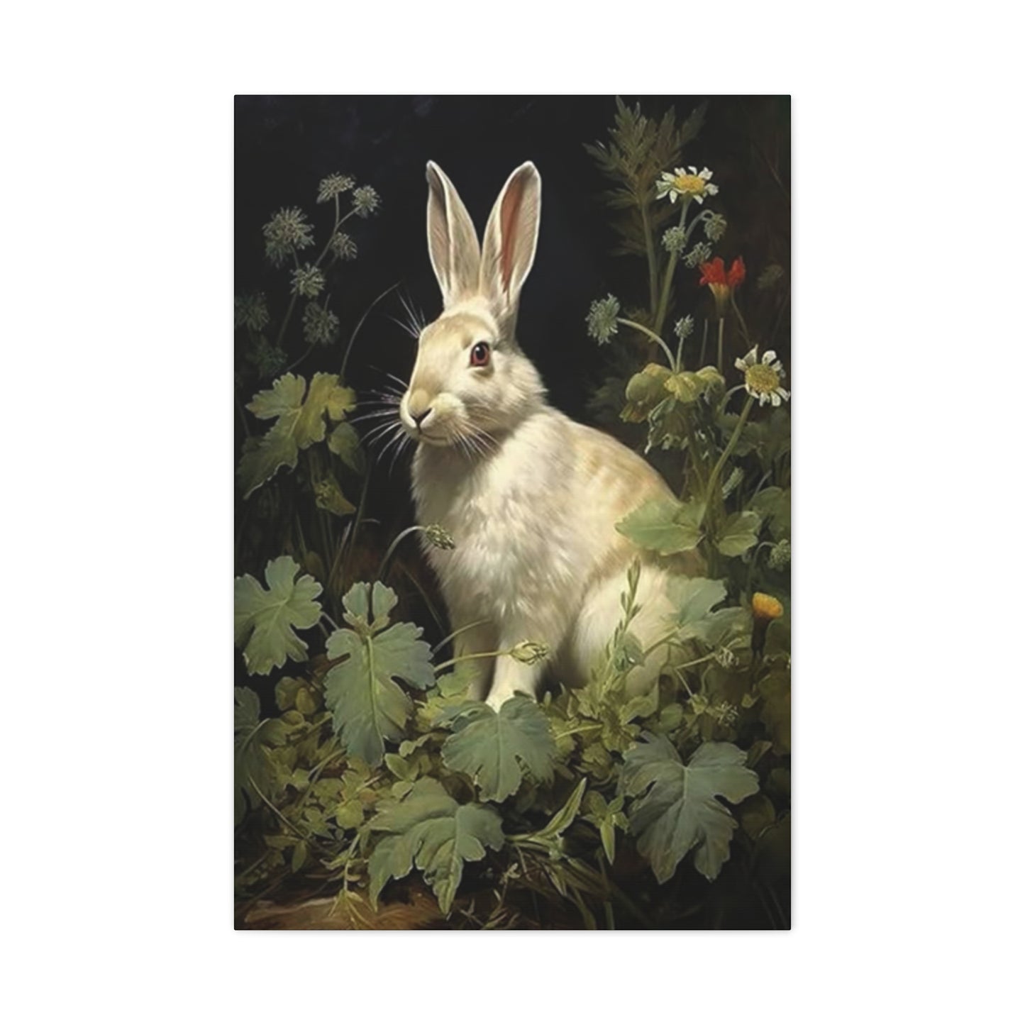The Small White Rabbit Wall Art & Canvas Prints