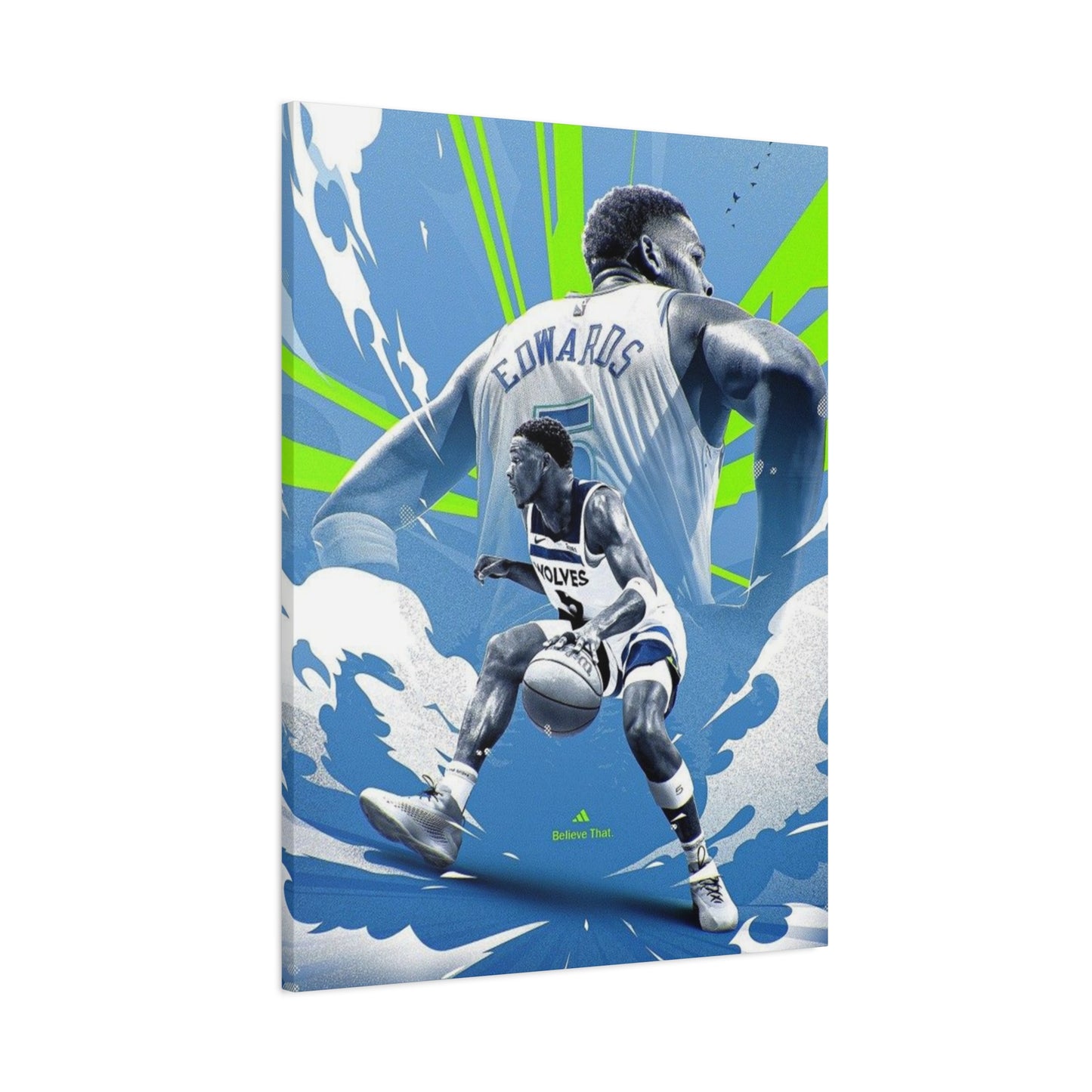 Edward Basketball Poster Wall Art & Canvas Prints