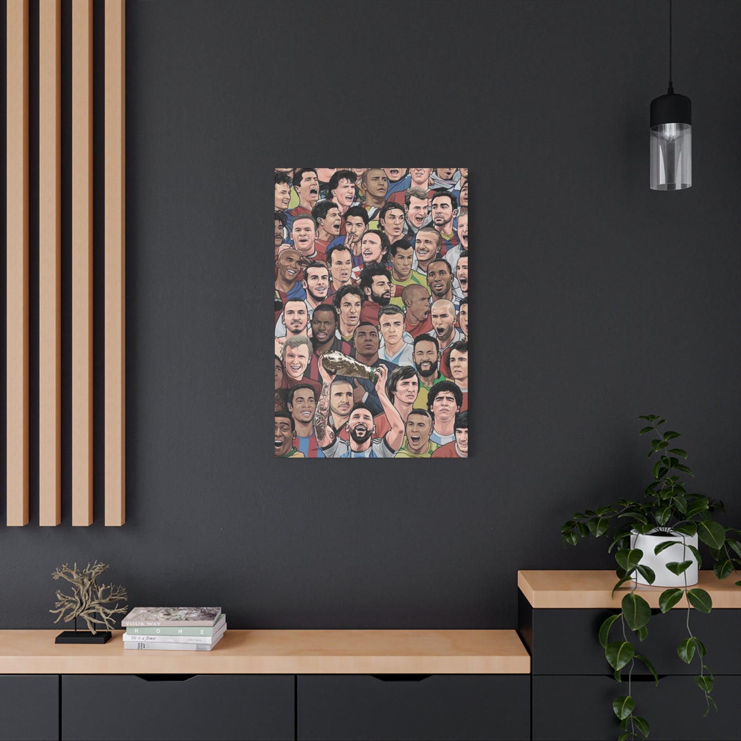 Faces Of Football Wall Art & Canvas Prints