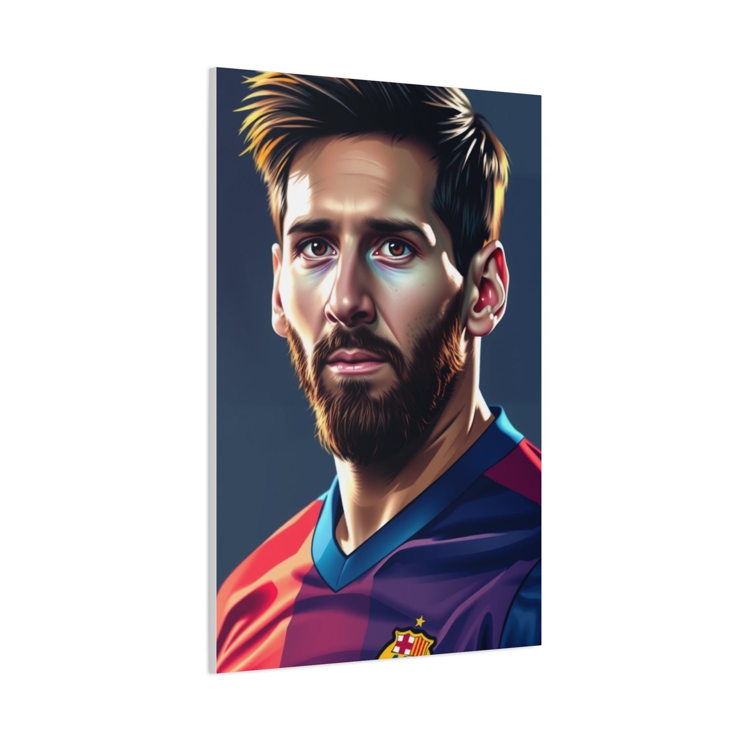 The Messi Opus: Illustrated Canvas Wall Art & Canvas Print