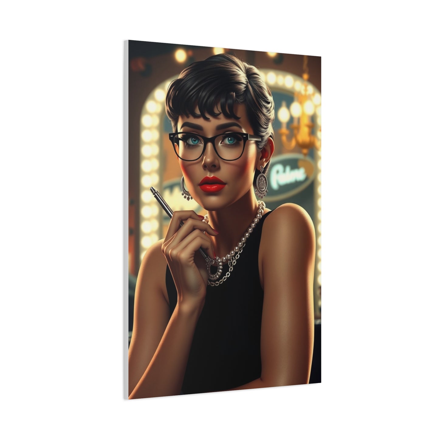 Vision Breakfast At Tiffany’s Characters Art Art Wall Art & Canvas Print