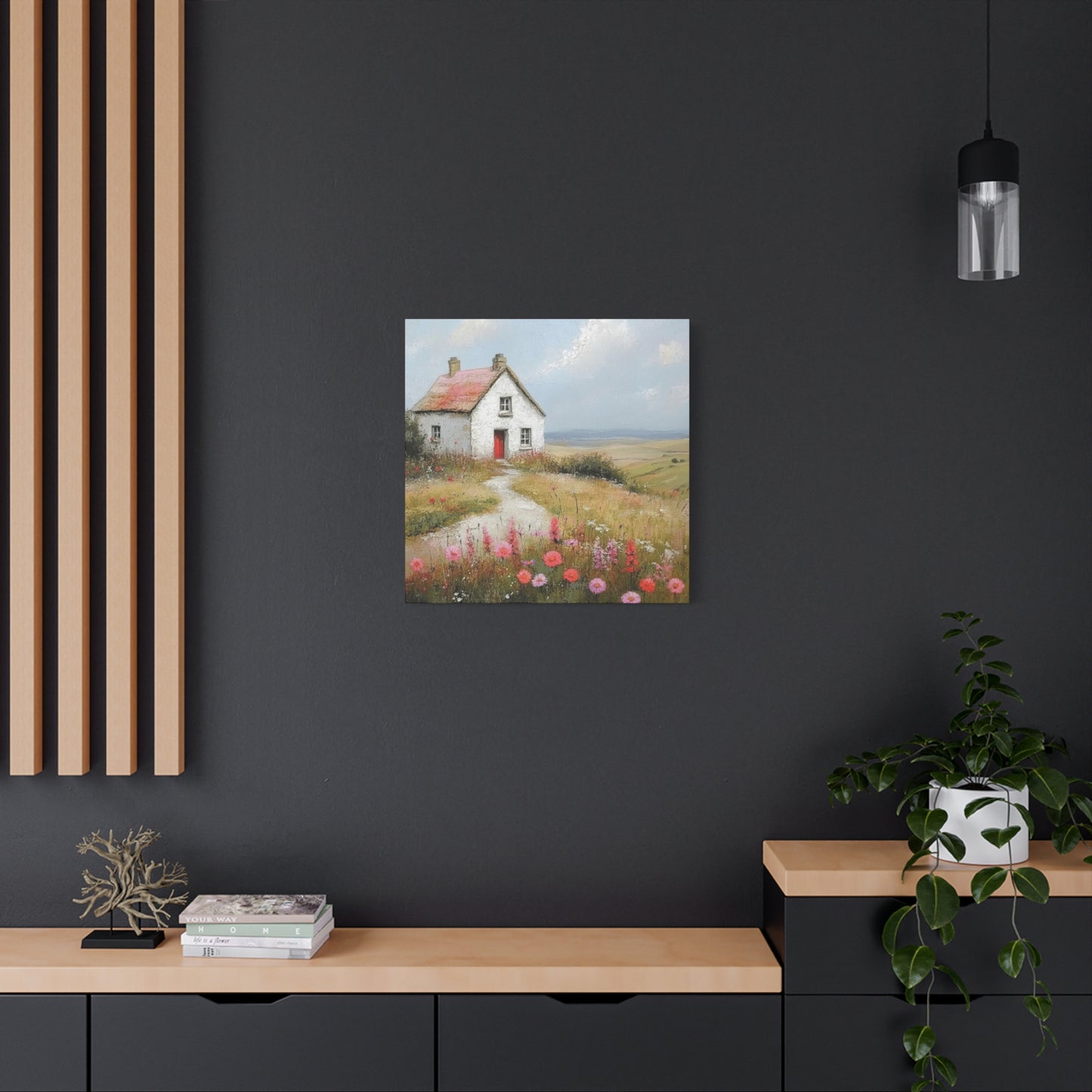 House On Hill Countryside Wall Art & Canvas Prints