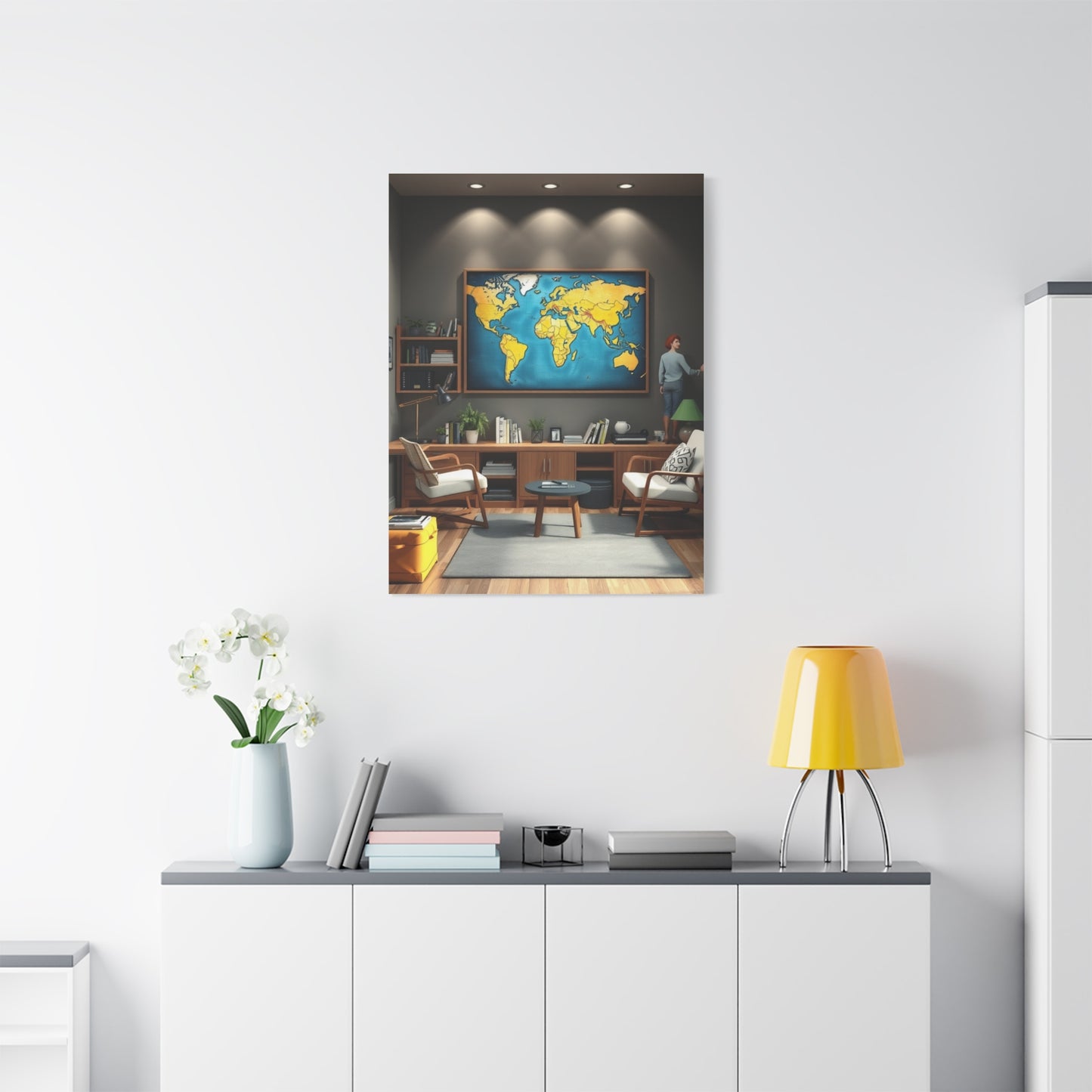 College Room Decor Art Luxury Canvas Wall Art & Canvas Print