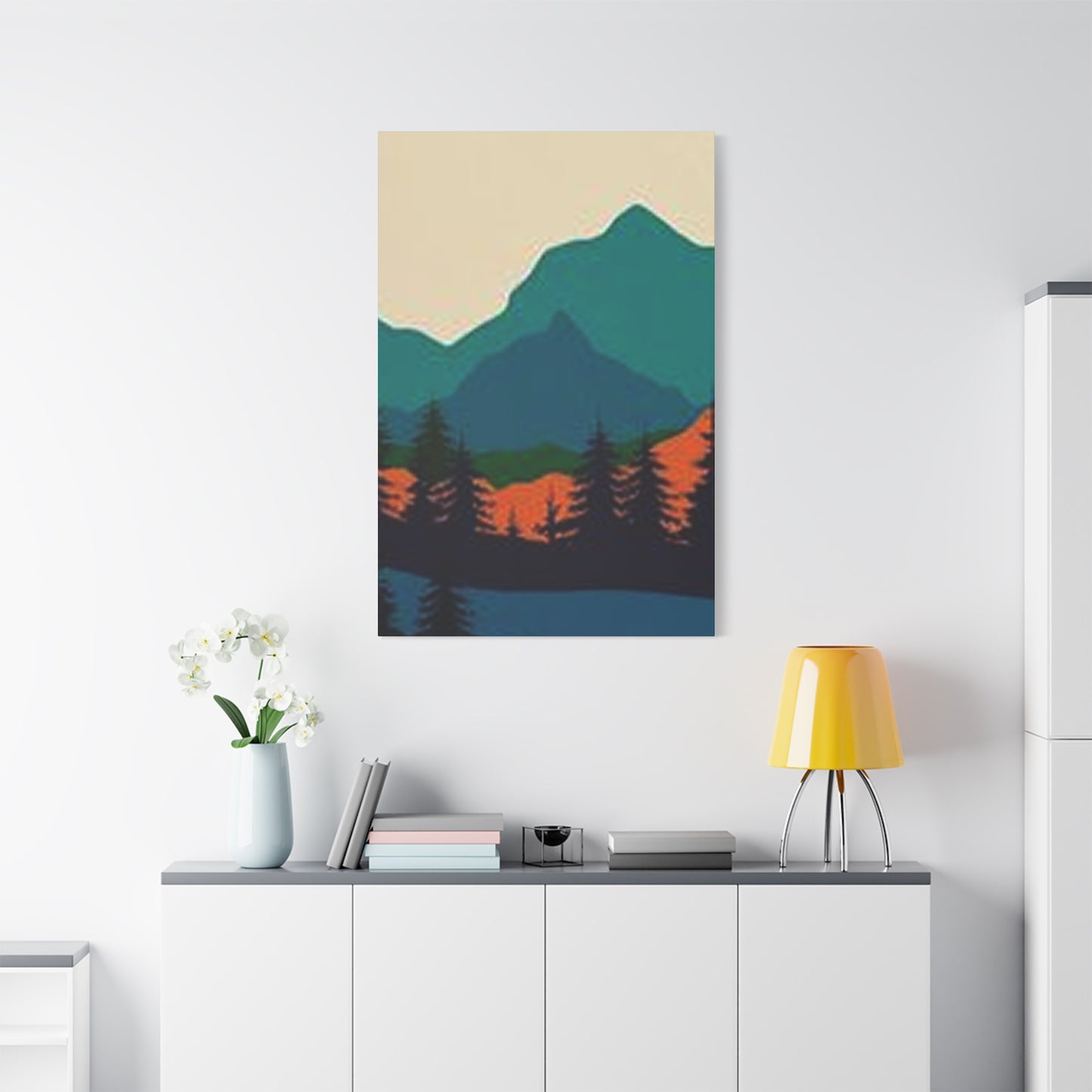 Mountain Drawing Wall Art & Canvas Prints