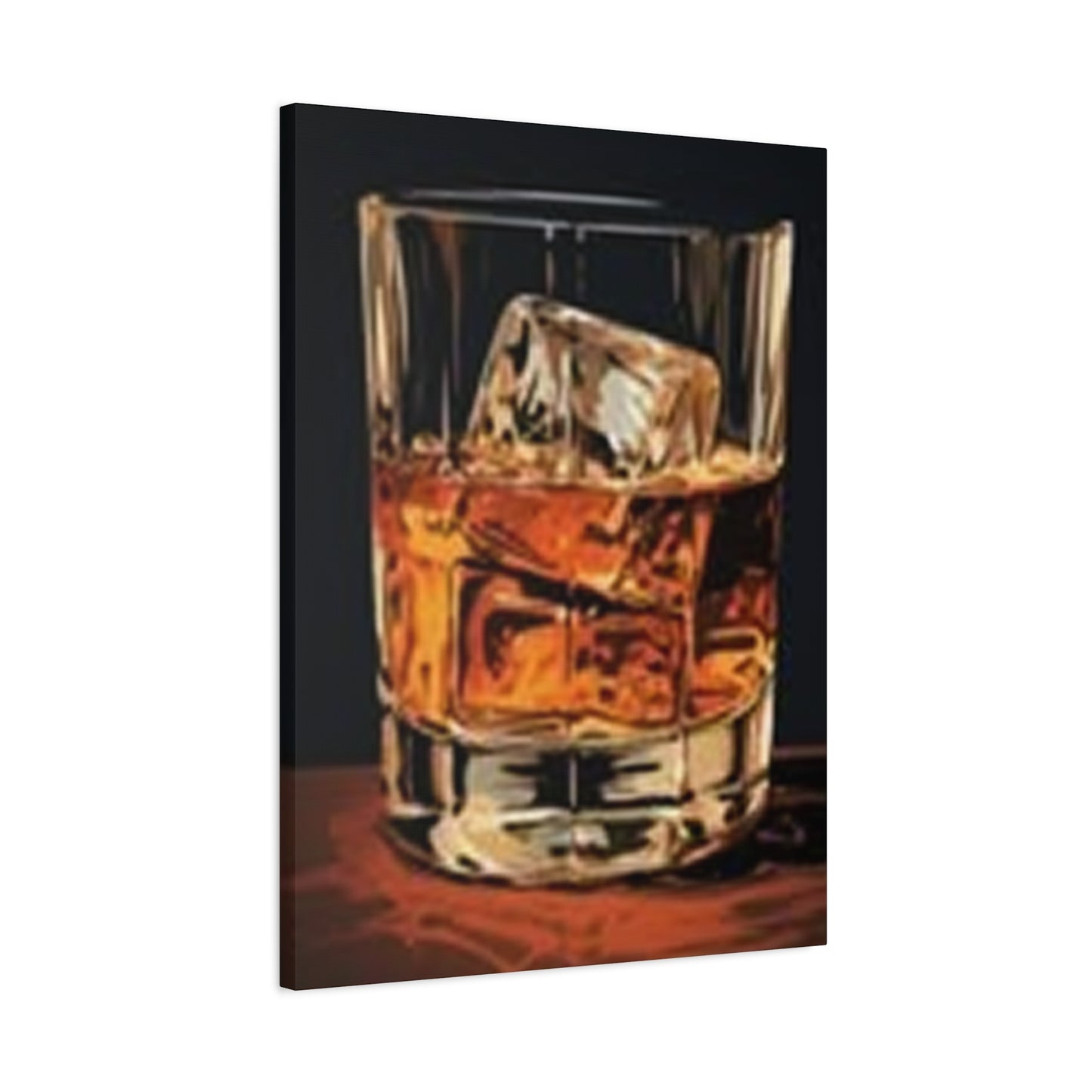 English Whiskey With Ice Wall Art & Canvas Prints