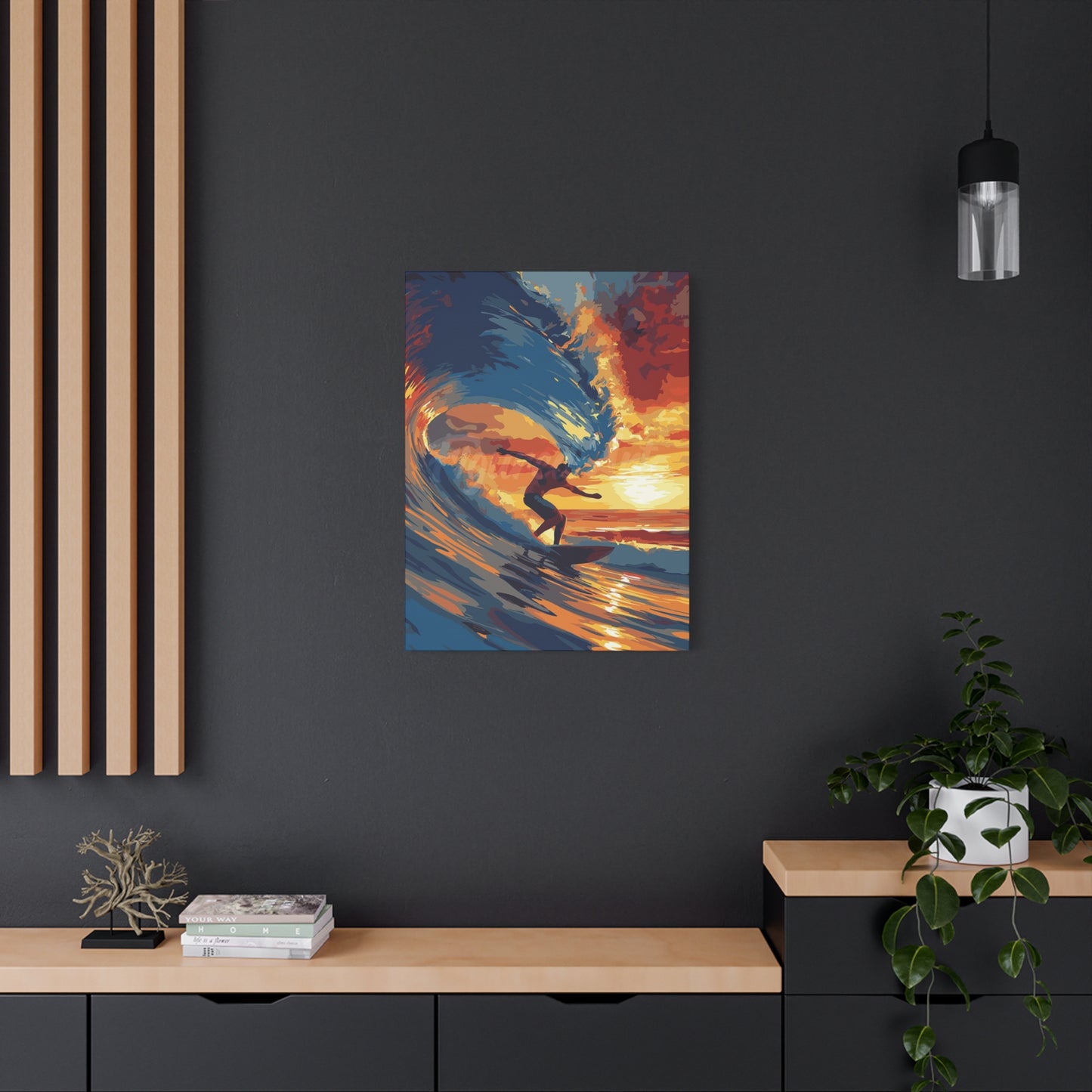 Surfing Abstract Wall Art & Canvas Prints