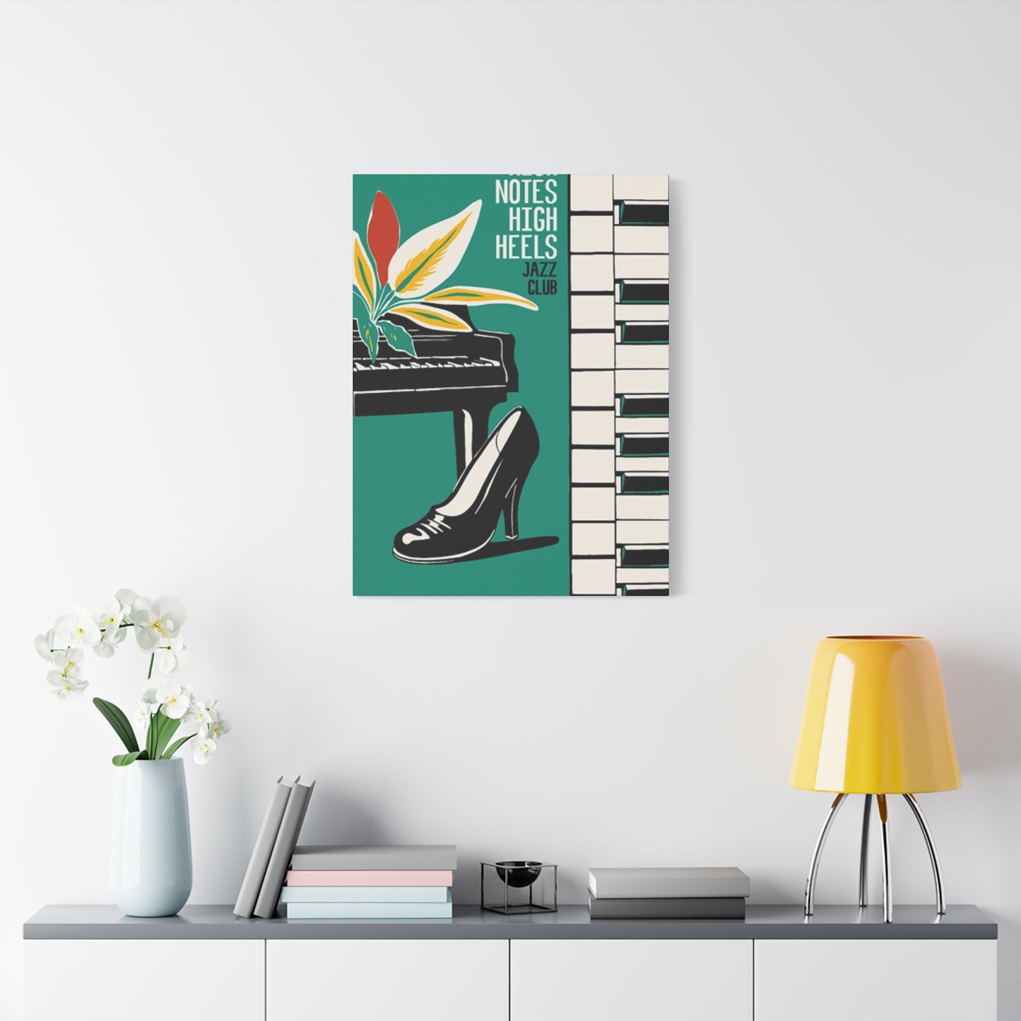High Notes High Heels Wall Art & Canvas Prints