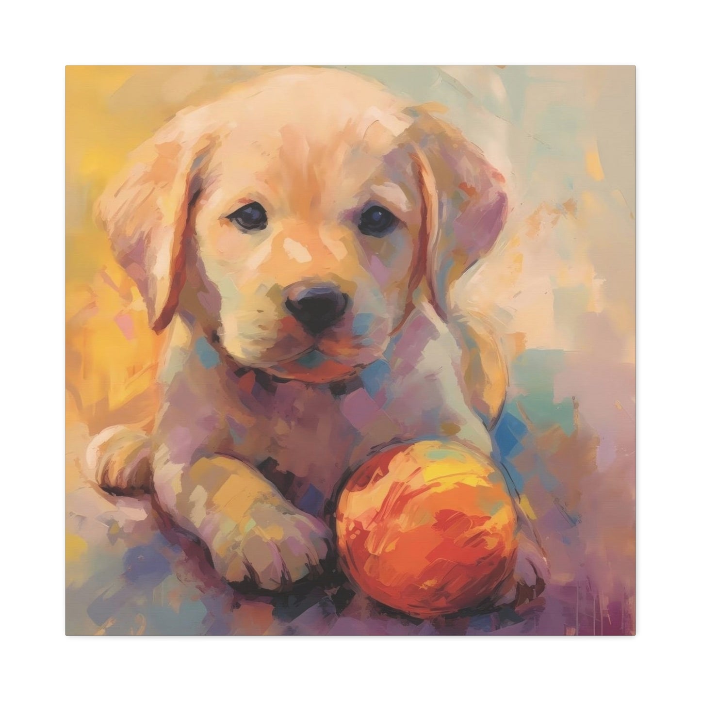 Playful Puppy Dog Wall Art & Canvas Prints