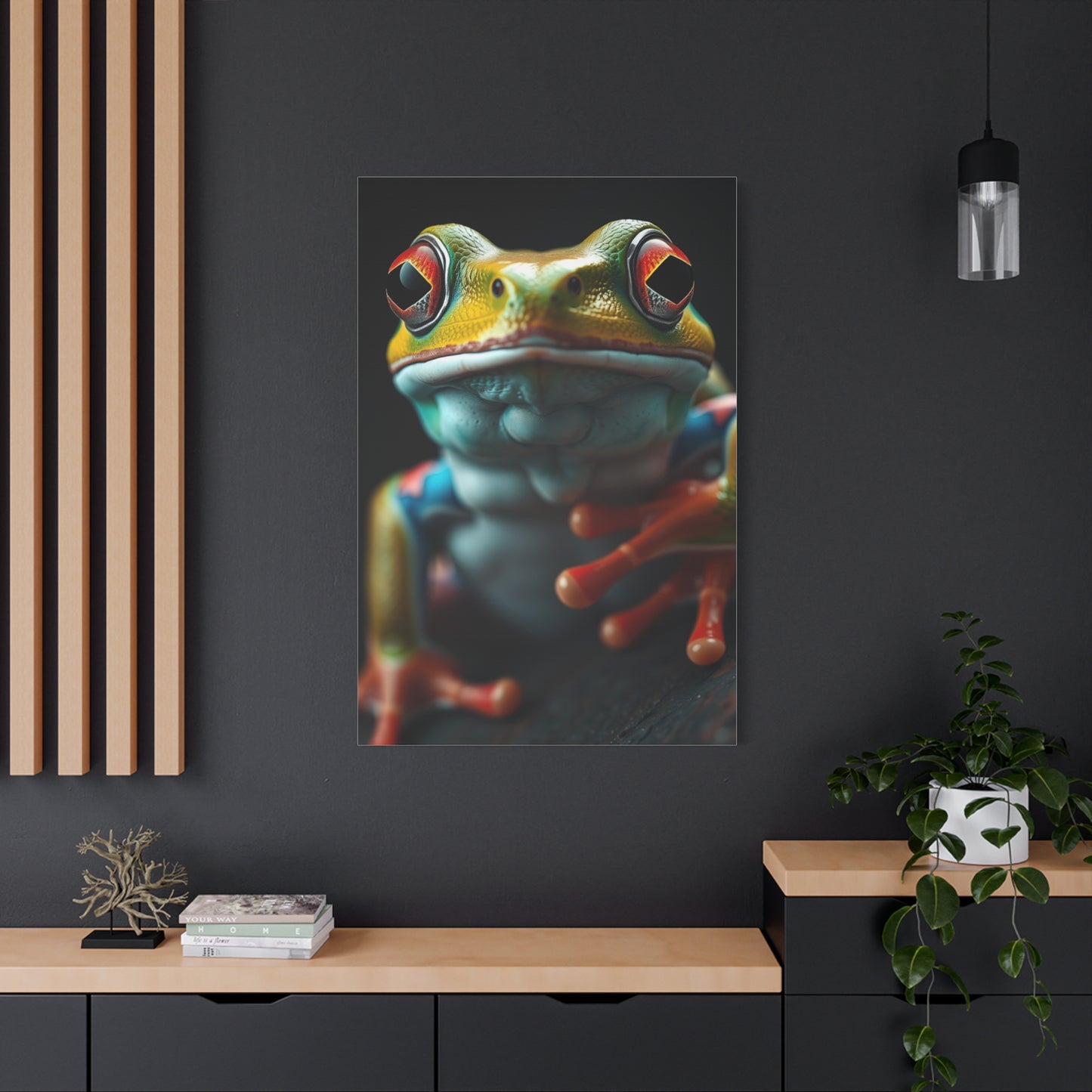 Masterpiece Frog Art Vision Wall Art & Canvas Print